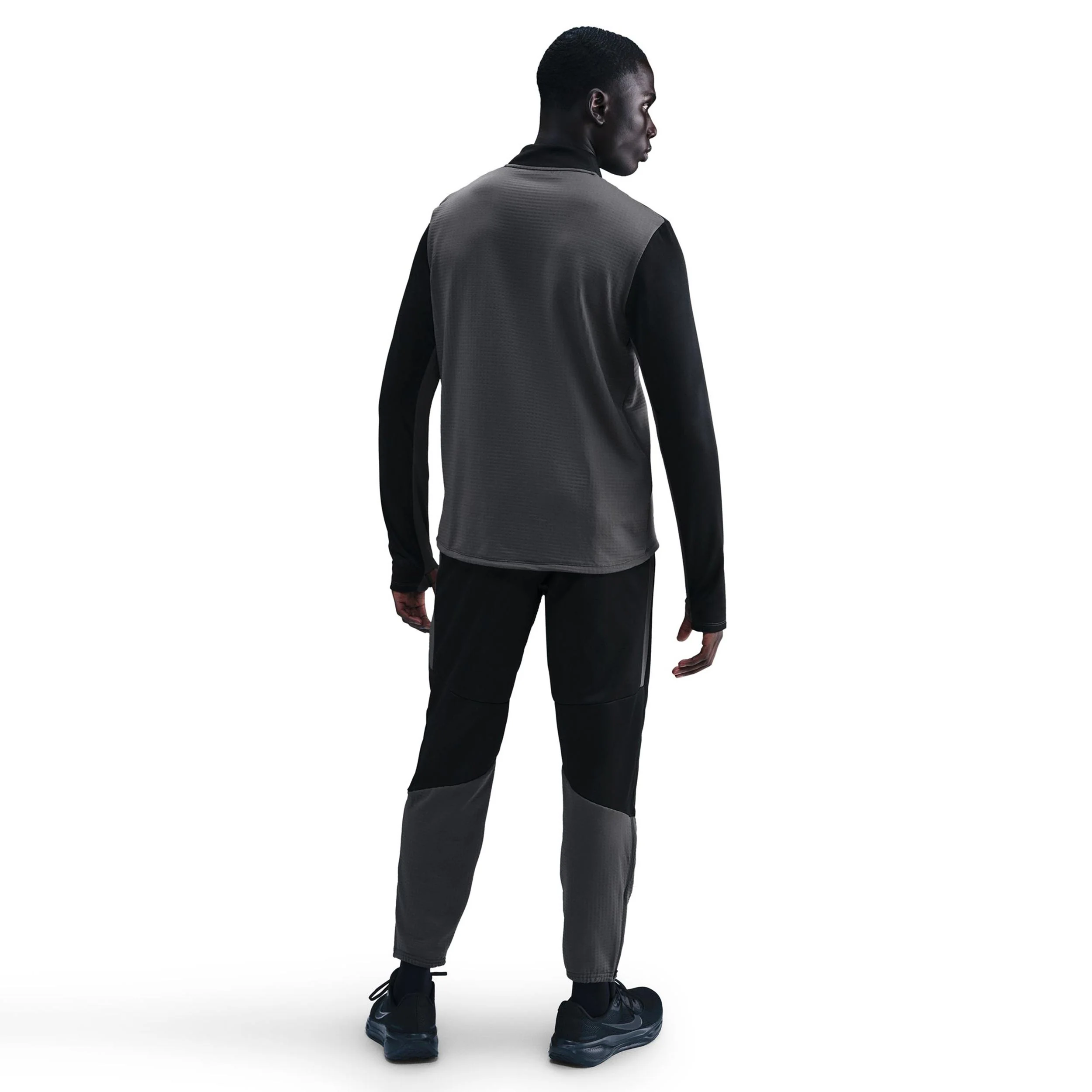 Pacer Winterized Half-Zip Koszulka do biegania Mężczyźni - antracyt, czarny - Image 3