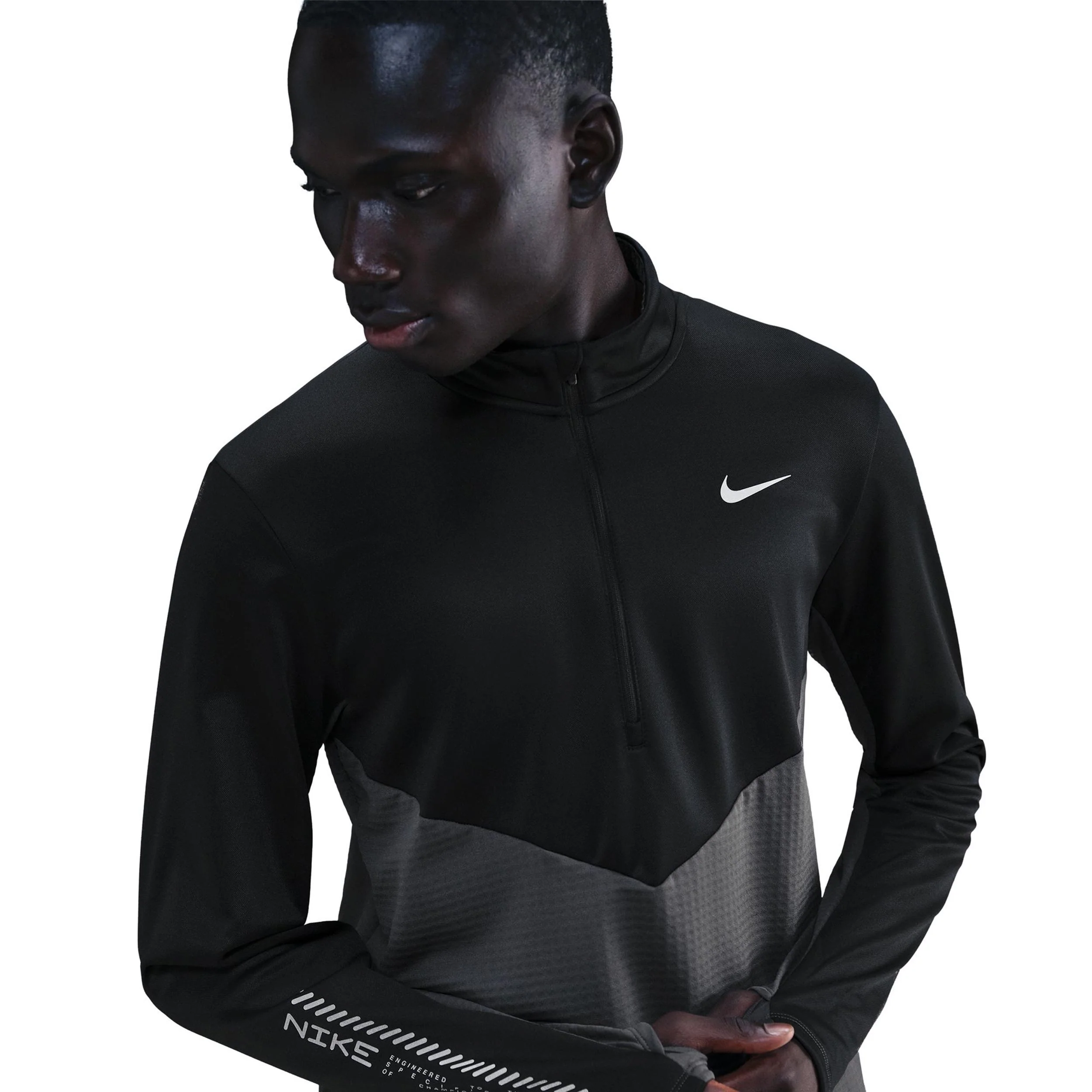 Pacer Winterized Half-Zip Koszulka do biegania Mężczyźni - antracyt, czarny - Image 4