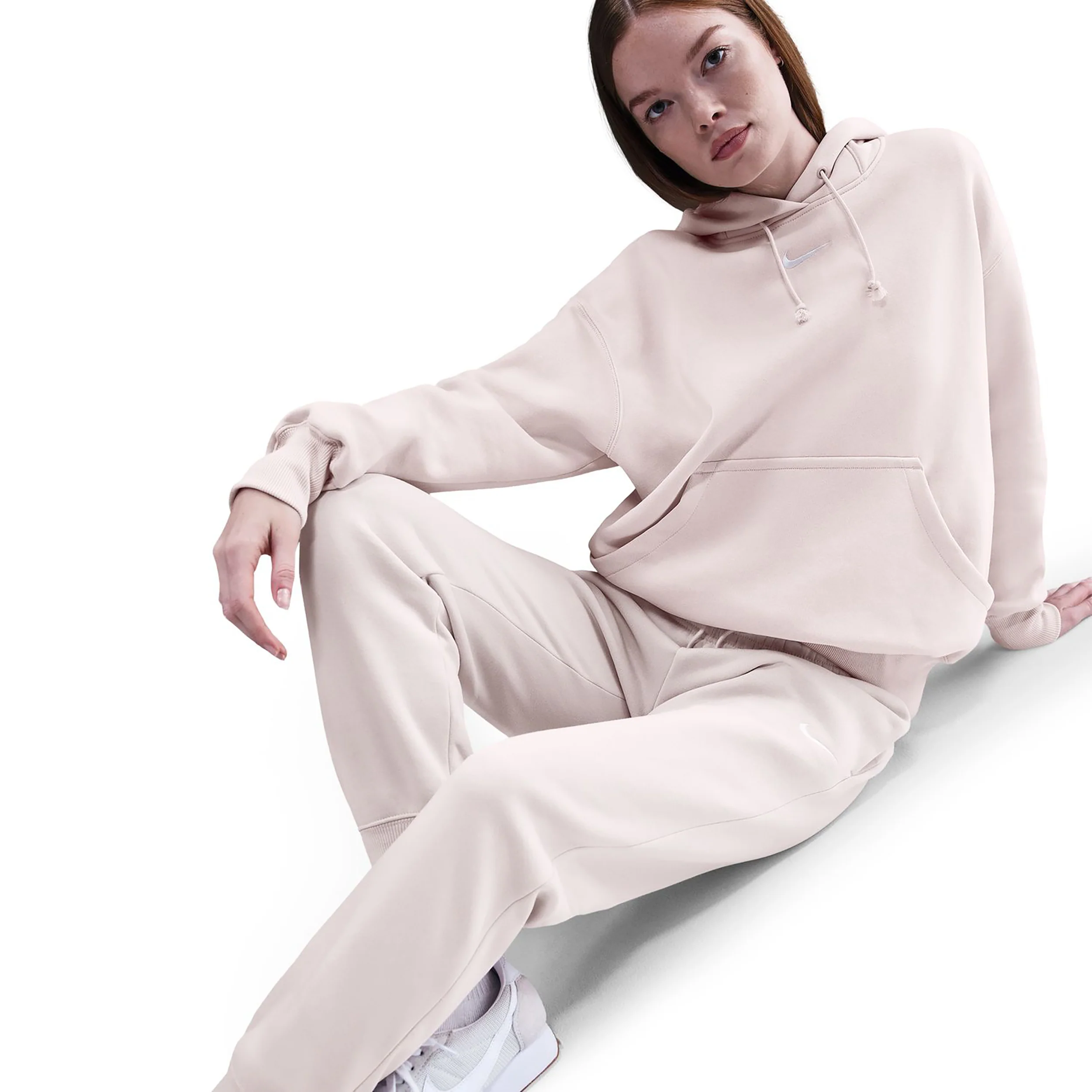 Phoenix Fleece Mid Rise Spodnie dresowe Kobiety-ciemnoróżowy - Image 5