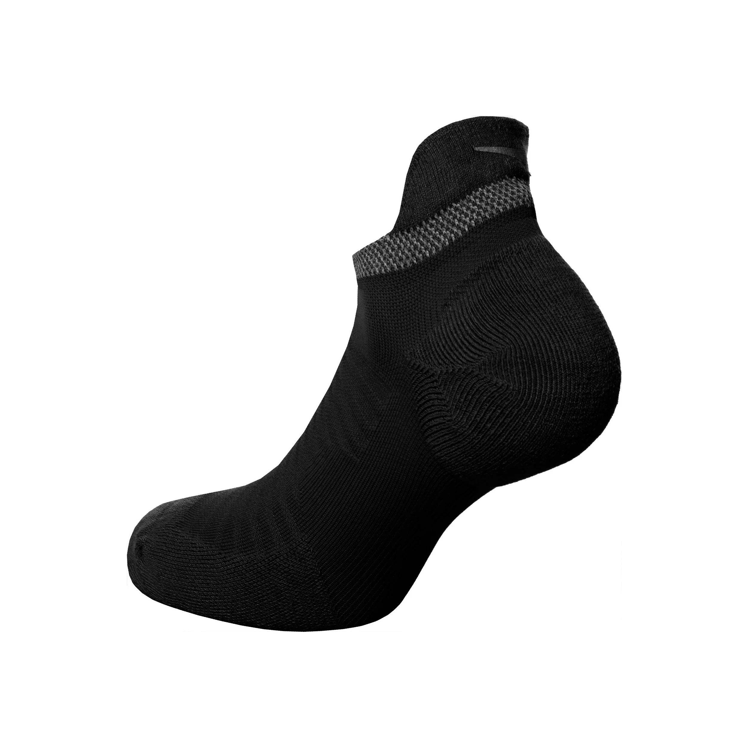 Spark Lightweight No-Show Skarpety do biegania Unisex - czarny, szary - Image 2