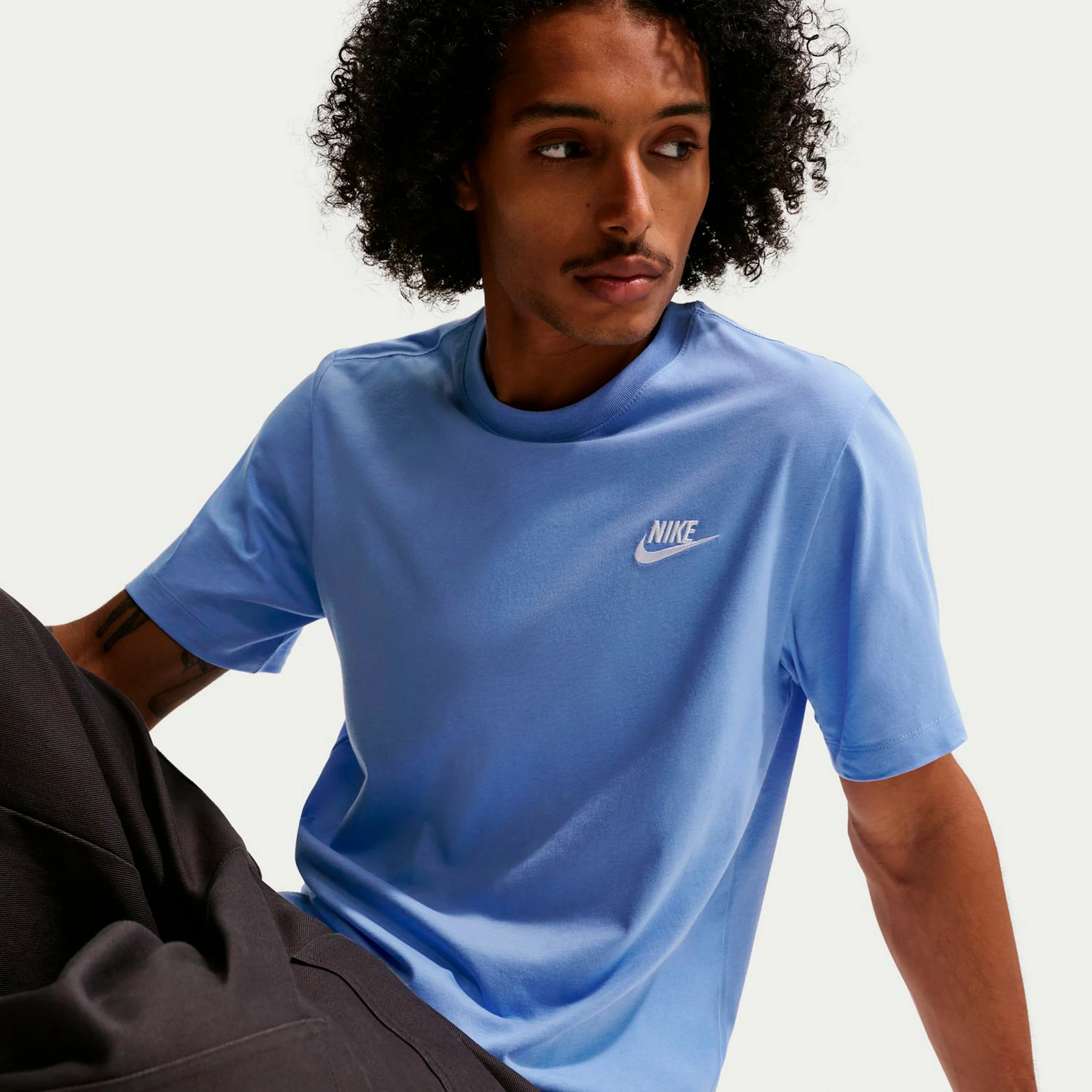 Sportswear Club Koszulka Mężczyźni-jasnoniebieski, niebieski - Image 4