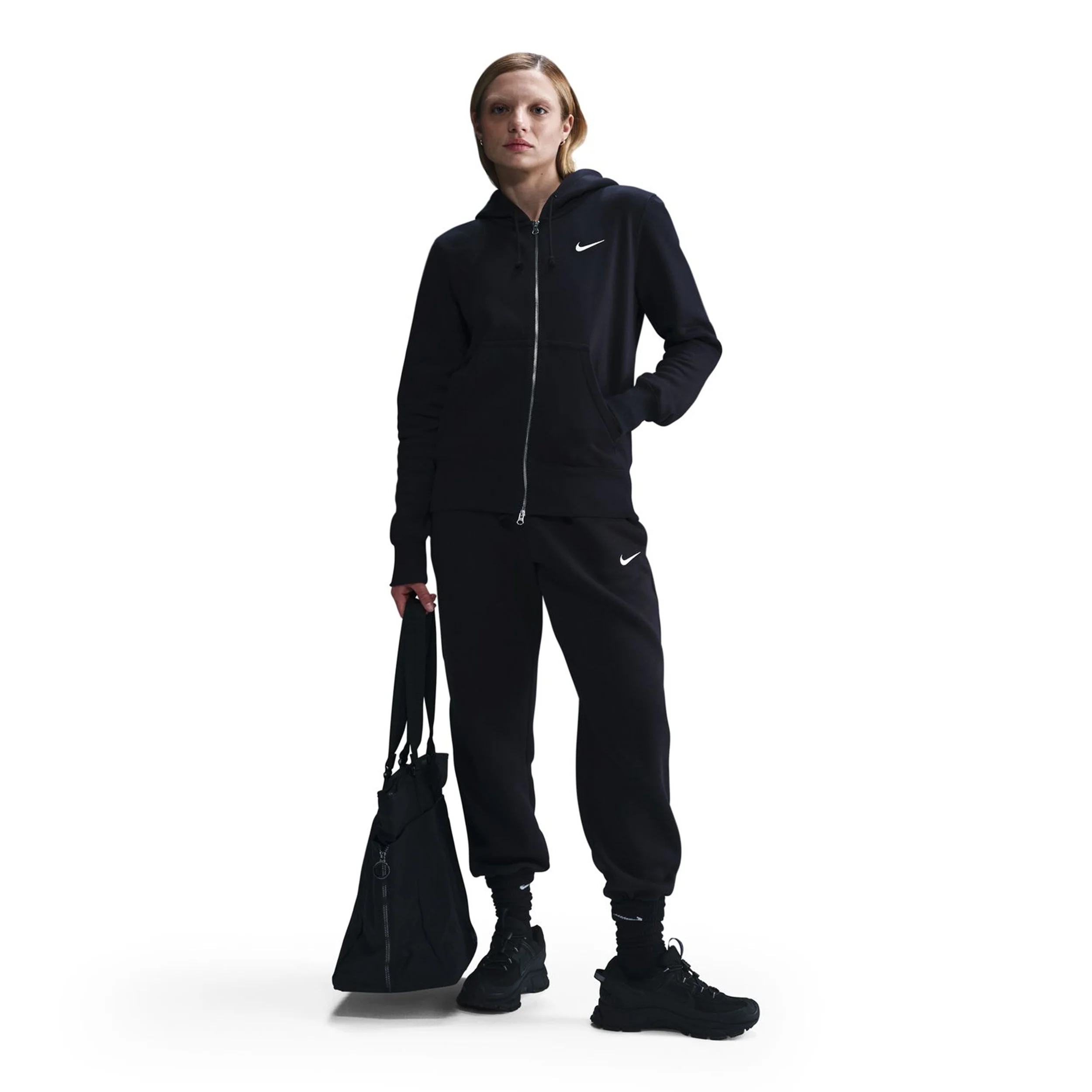 Sportswear Phoenix Fleece Full-Zip Bluza Dresowa Kobiety-Czarny