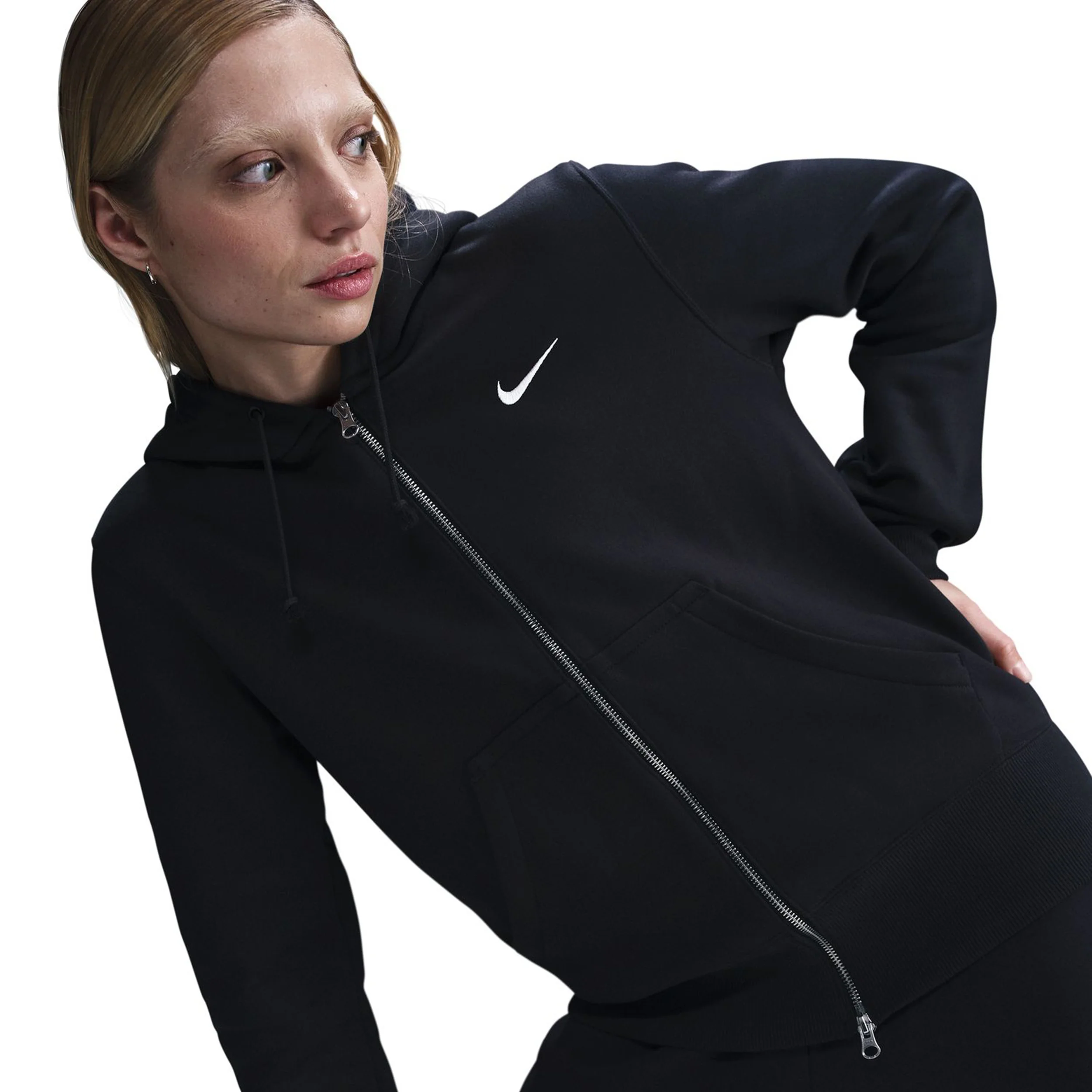 Sportswear Phoenix Fleece Full-Zip Bluza Dresowa Kobiety-Czarny - Image 3