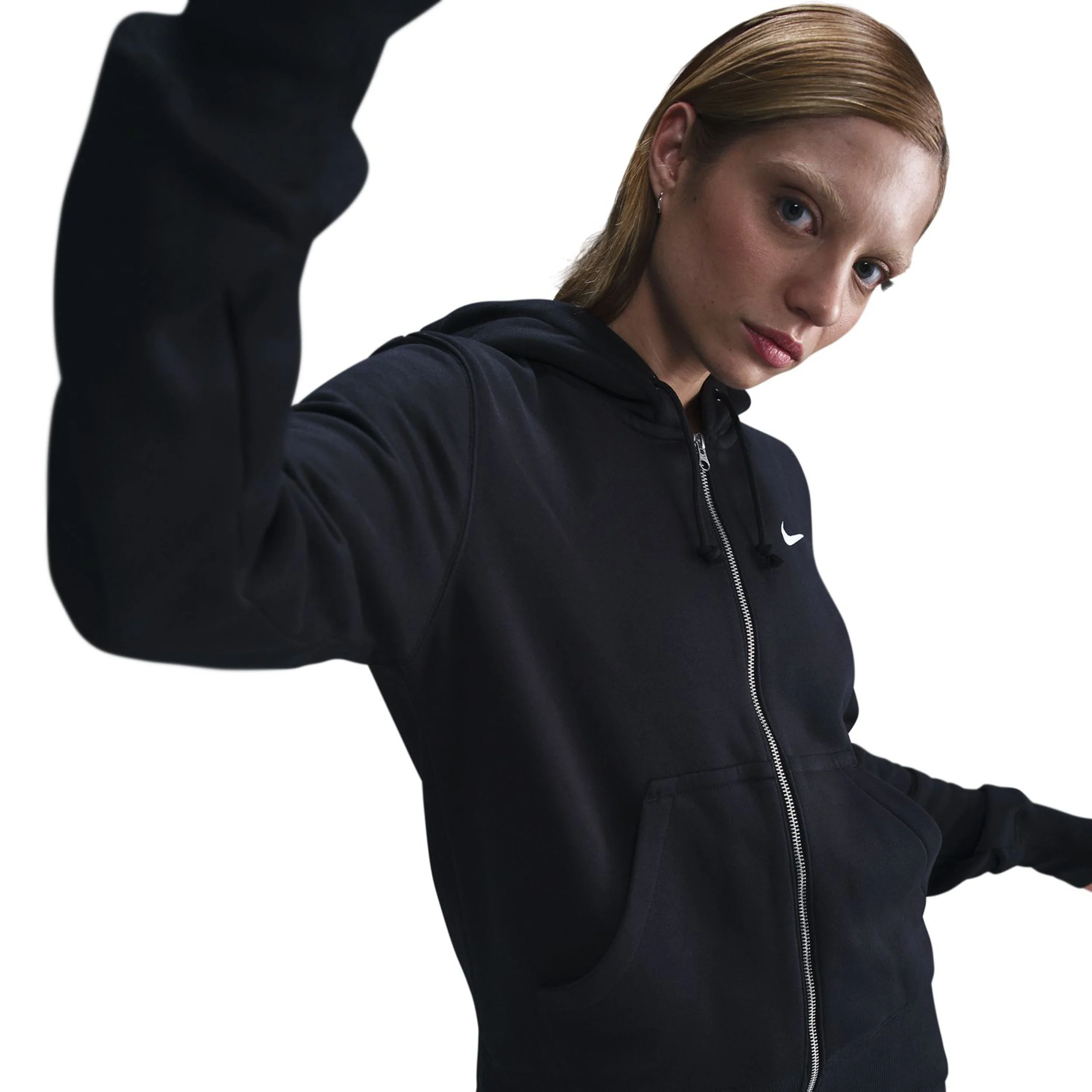 Sportswear Phoenix Fleece Full-Zip Bluza Dresowa Kobiety-Czarny - Image 5