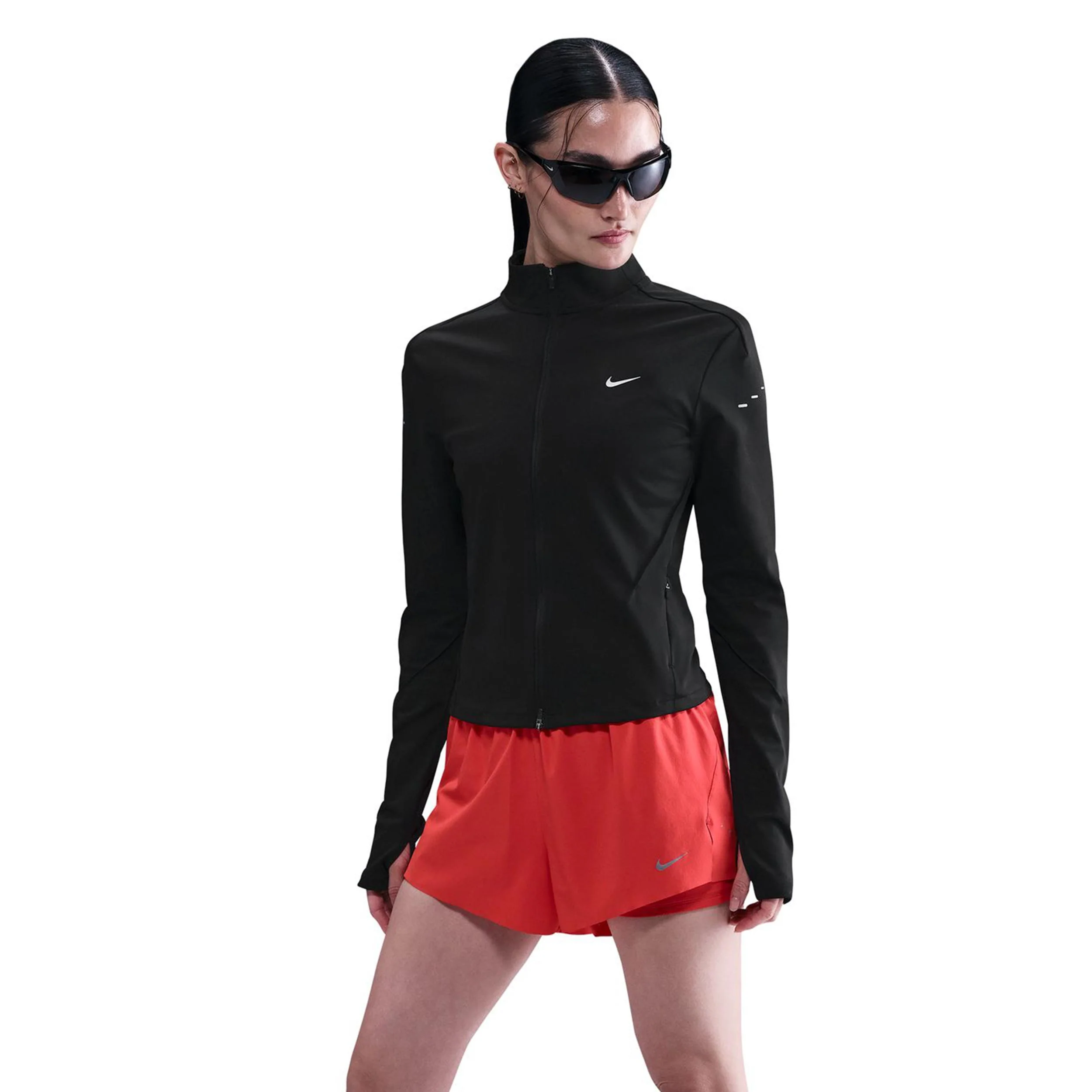 Swift Half-Zip Koszulka do biegania Kobiety - czarny, srebrny