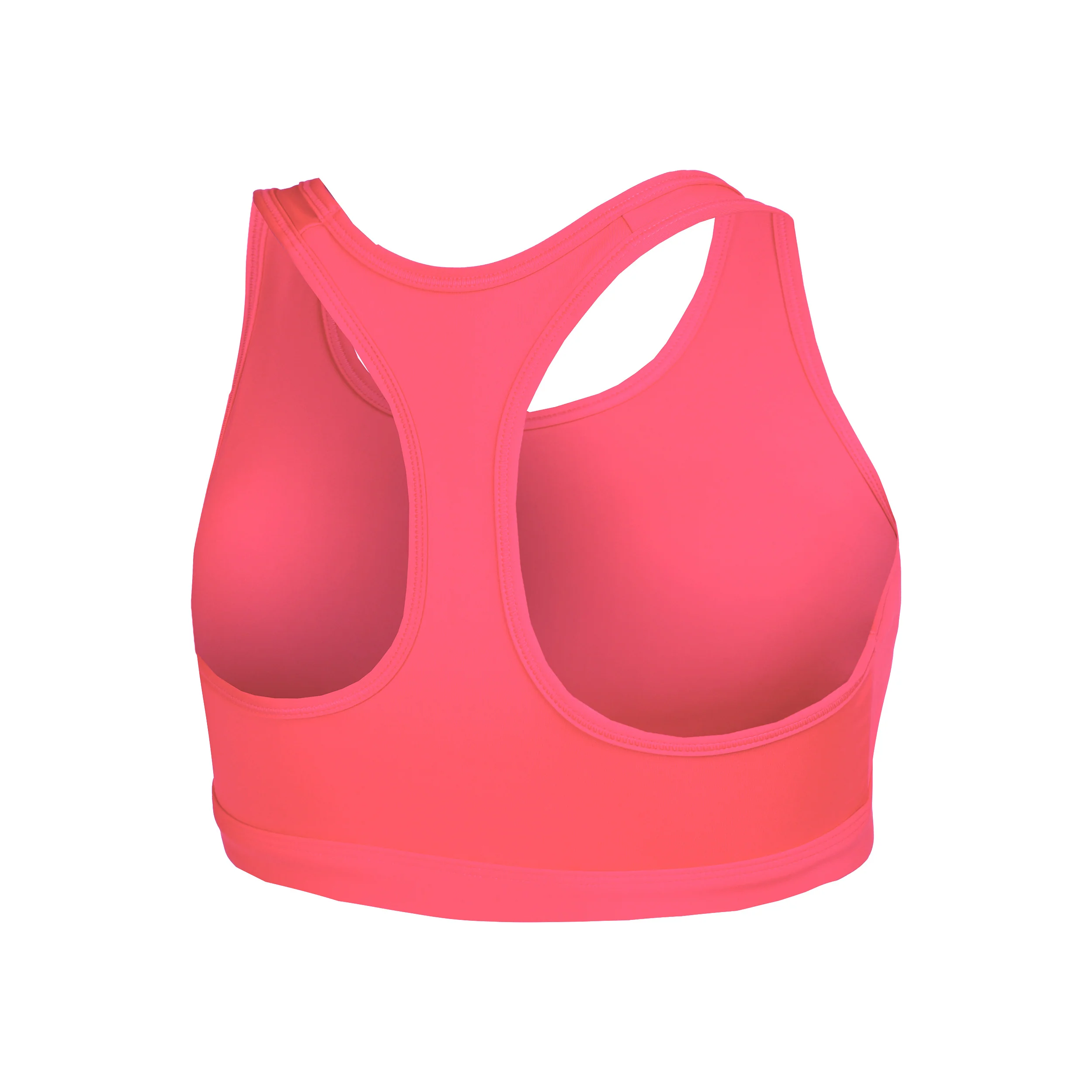 Swoosh MED Support Bra Stanik Sportowy Kobiety-Różowy,Biały - Image 2