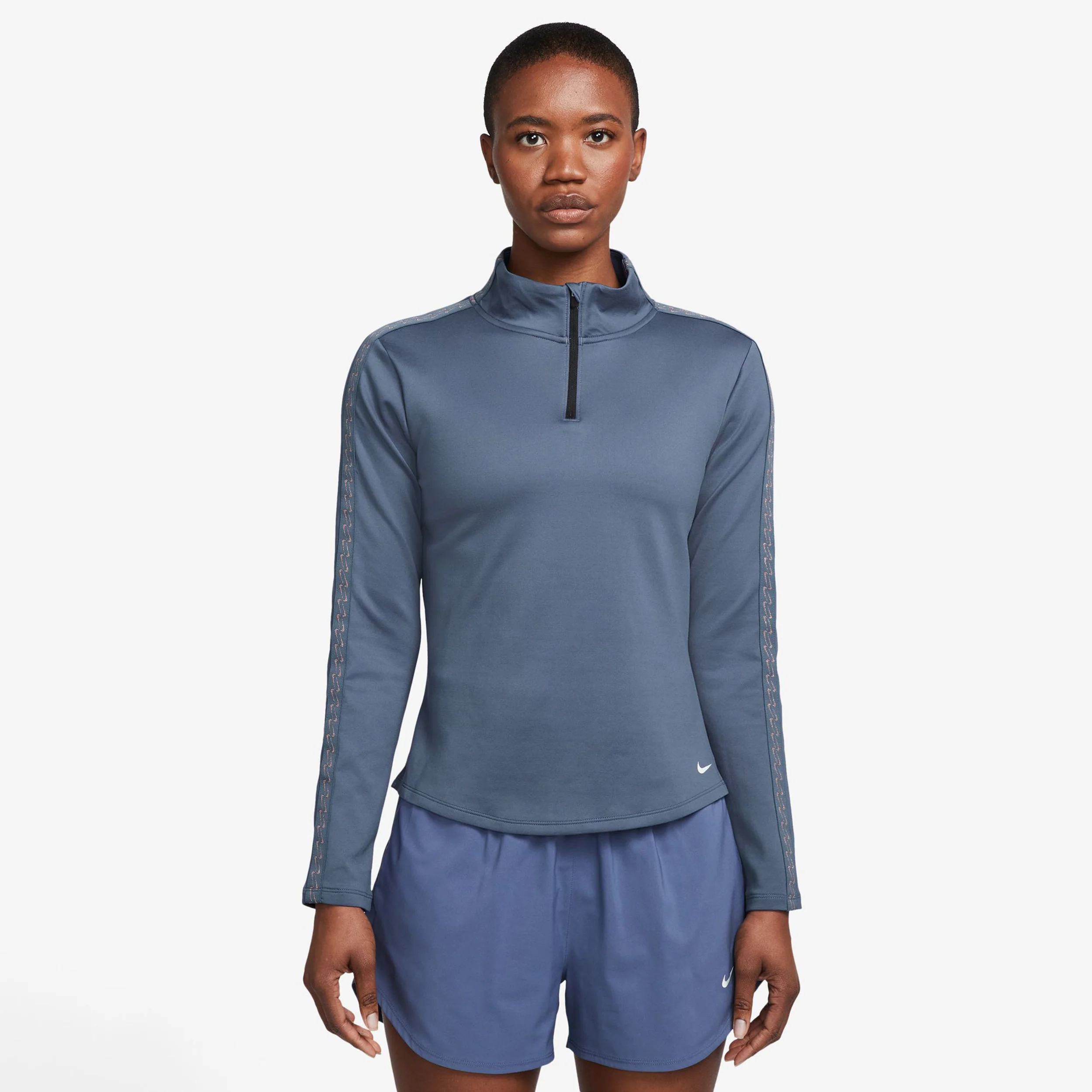 Therma-FIT One Half-Zip Koszulka do biegania Kobiety - niebieski, biały - Image 5