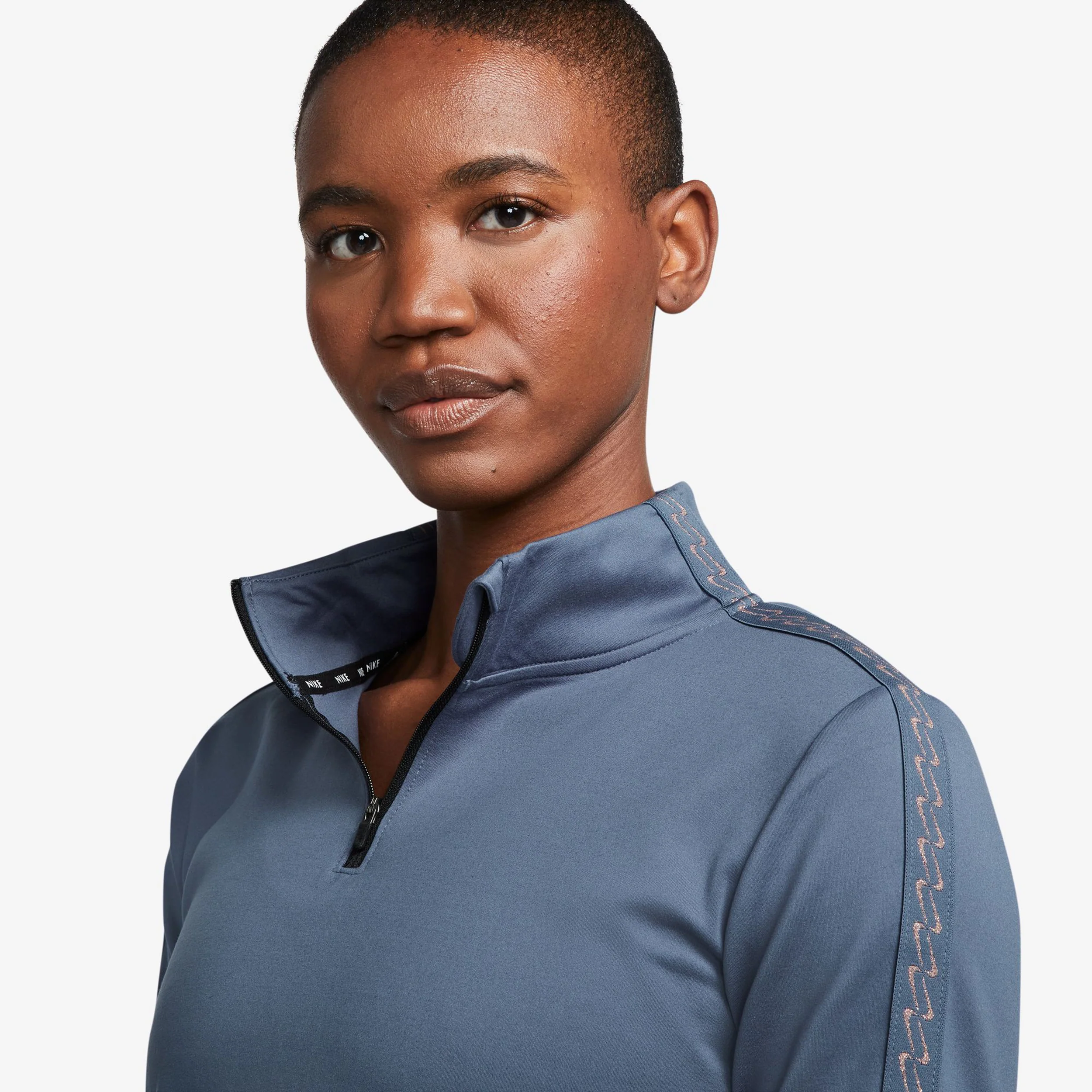 Therma-FIT One Half-Zip Koszulka do biegania Kobiety - niebieski, biały - Image 7
