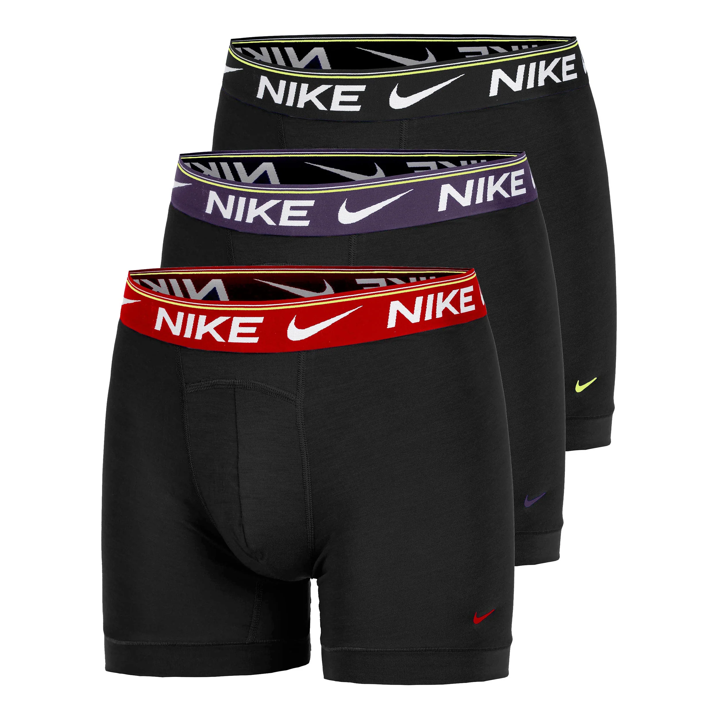 Ultra Comfort Bokserki sportowe - Opakowanie 3 szt. Mężczyźni-czarny, czerwony