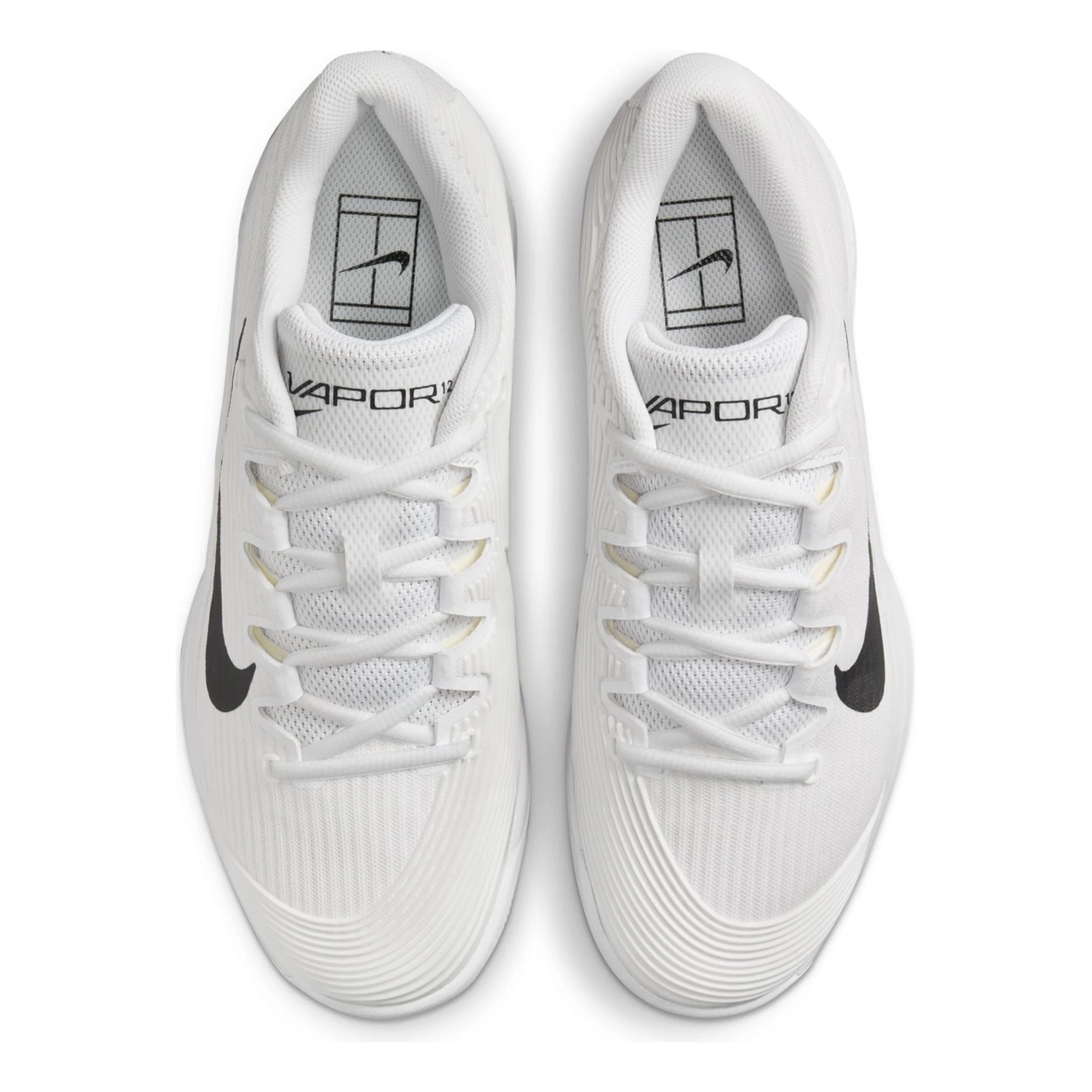 Vapor 12 Buty Do Tenisa Allcourt Kobiety-Biały,Czarny - Image 3