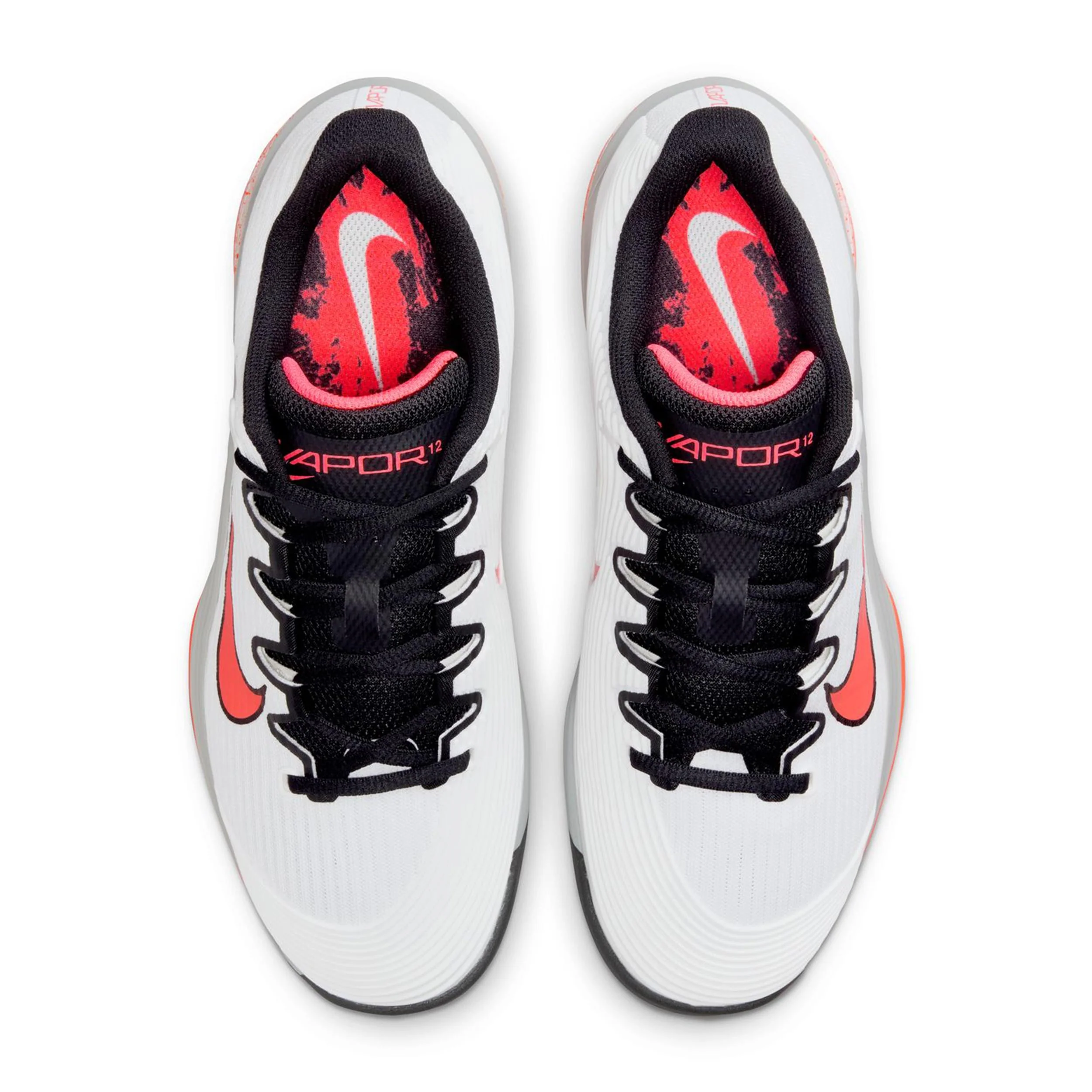 Vapor 12 PRM FO buty do tenisa allcourt Kobiety - biały, koral - Image 3