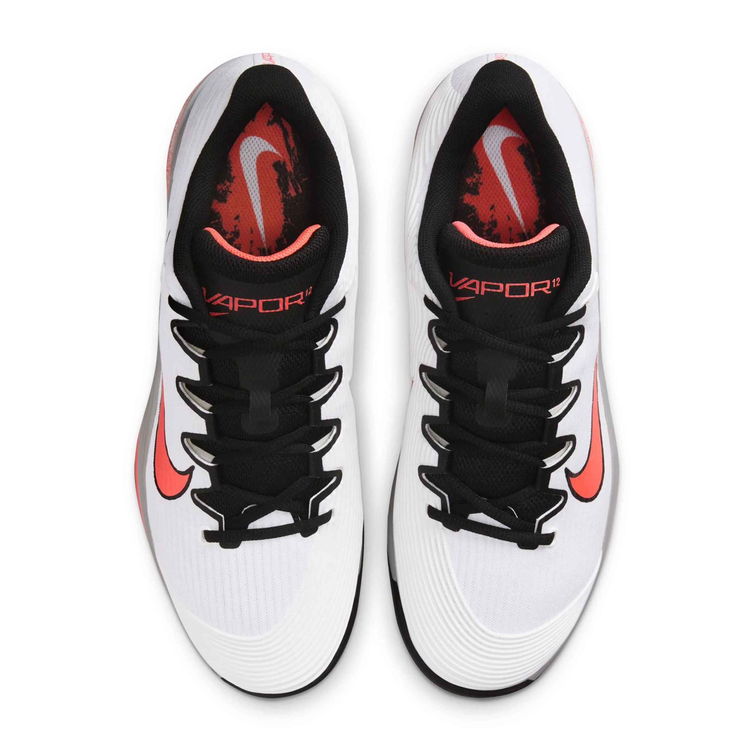 Vapor 12 PRM FO buty do tenisa allcourt Mężczyźni - biały, koral - Image 3