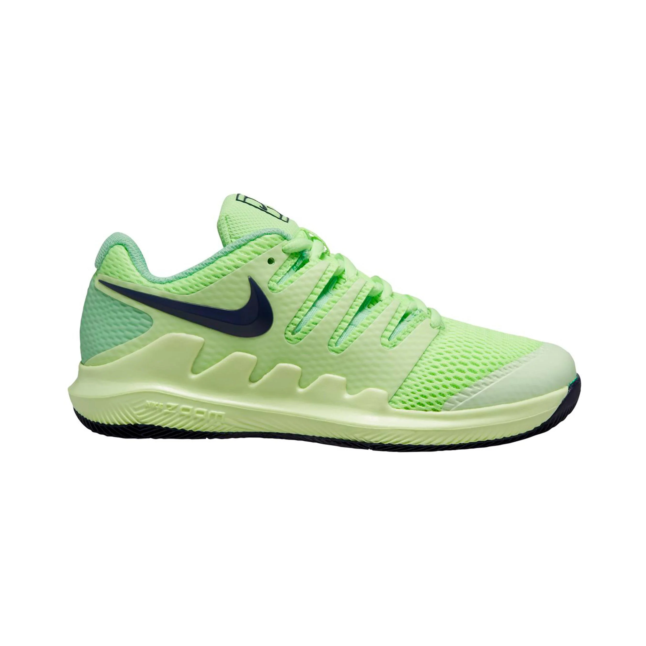 Vapor X buty do tenisa allcourt Dzieci-jasnozielony, czarny