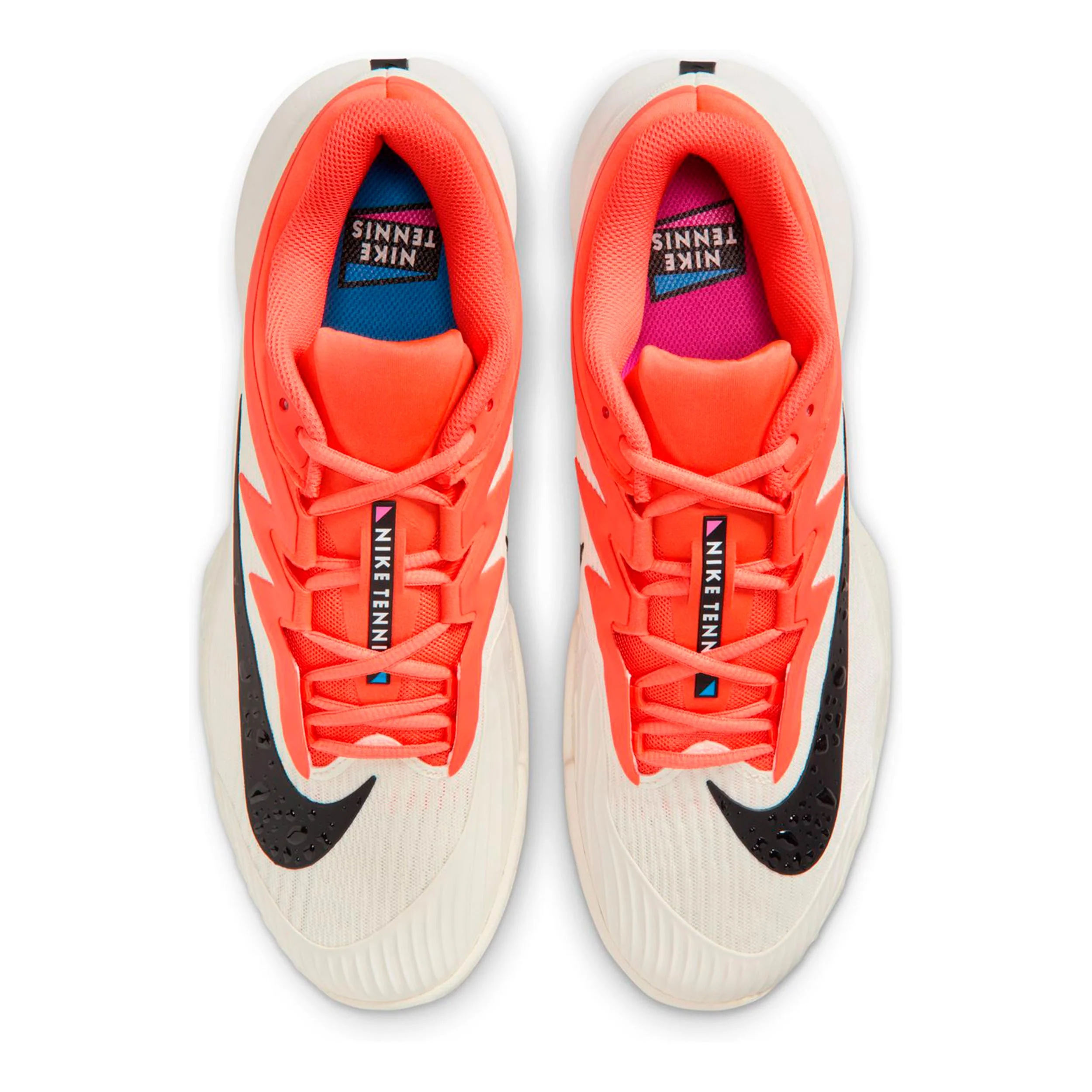 Zoom Vapor Pro 3 Prm buty do tenisa allcourt Mężczyźni-krem, pomarańczowy - Image 3