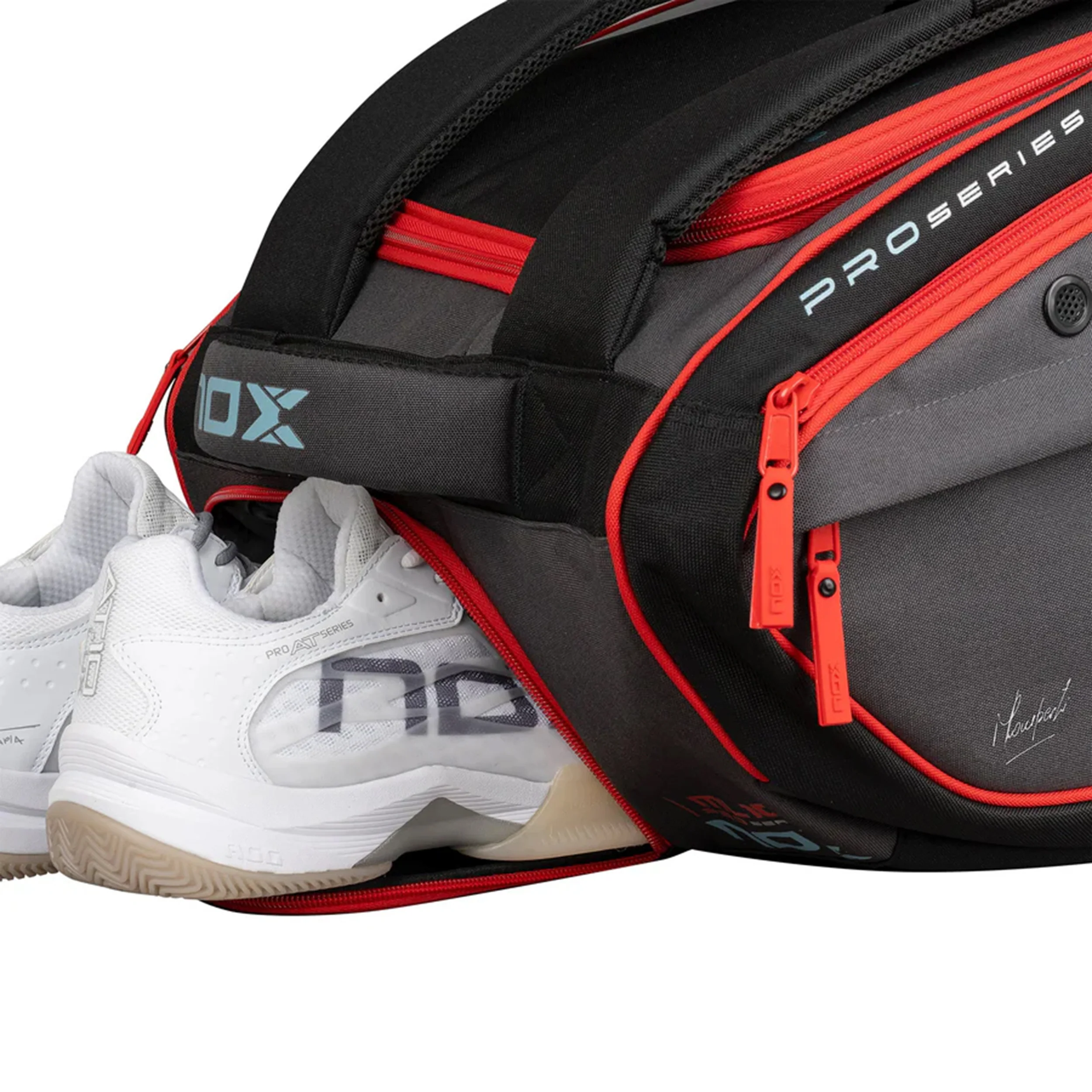 ML10 Competition XL Compact Torba Na Rakiete Do Padla-Czarny,Czerwony - Image 7