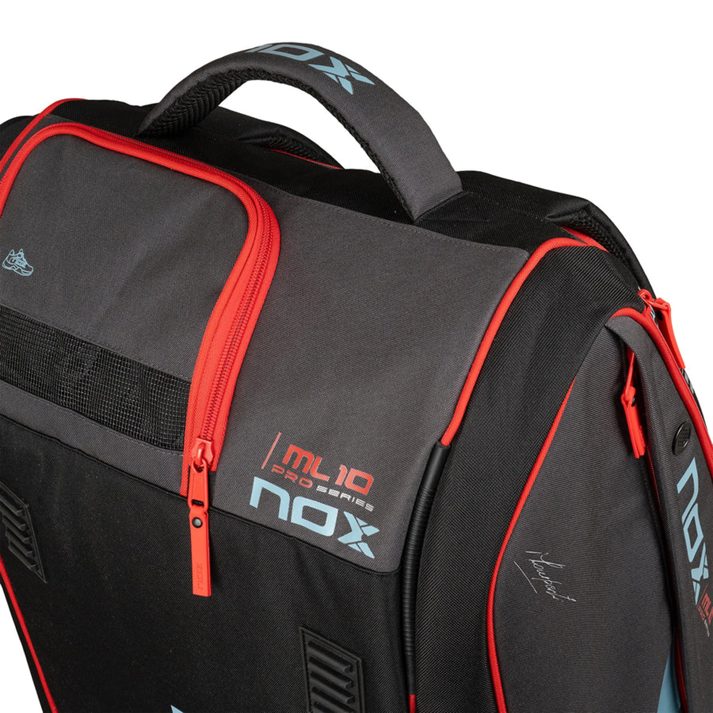ML10 Competition XL Compact Torba Na Rakiete Do Padla-Czarny,Czerwony - Image 8