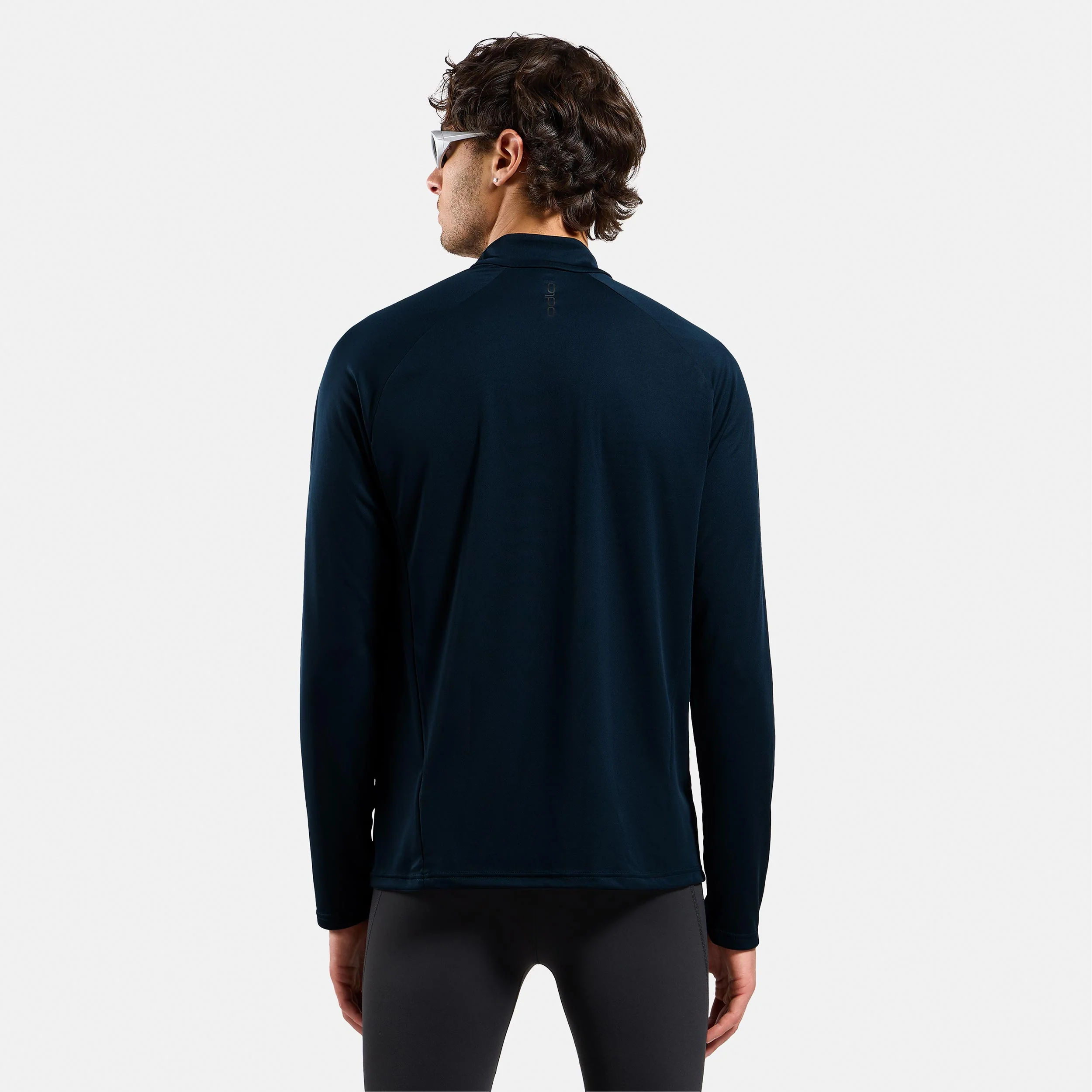 Essential 1/2 Zip Koszulka do biegania Mężczyźni-ciemnoniebieski - Image 4