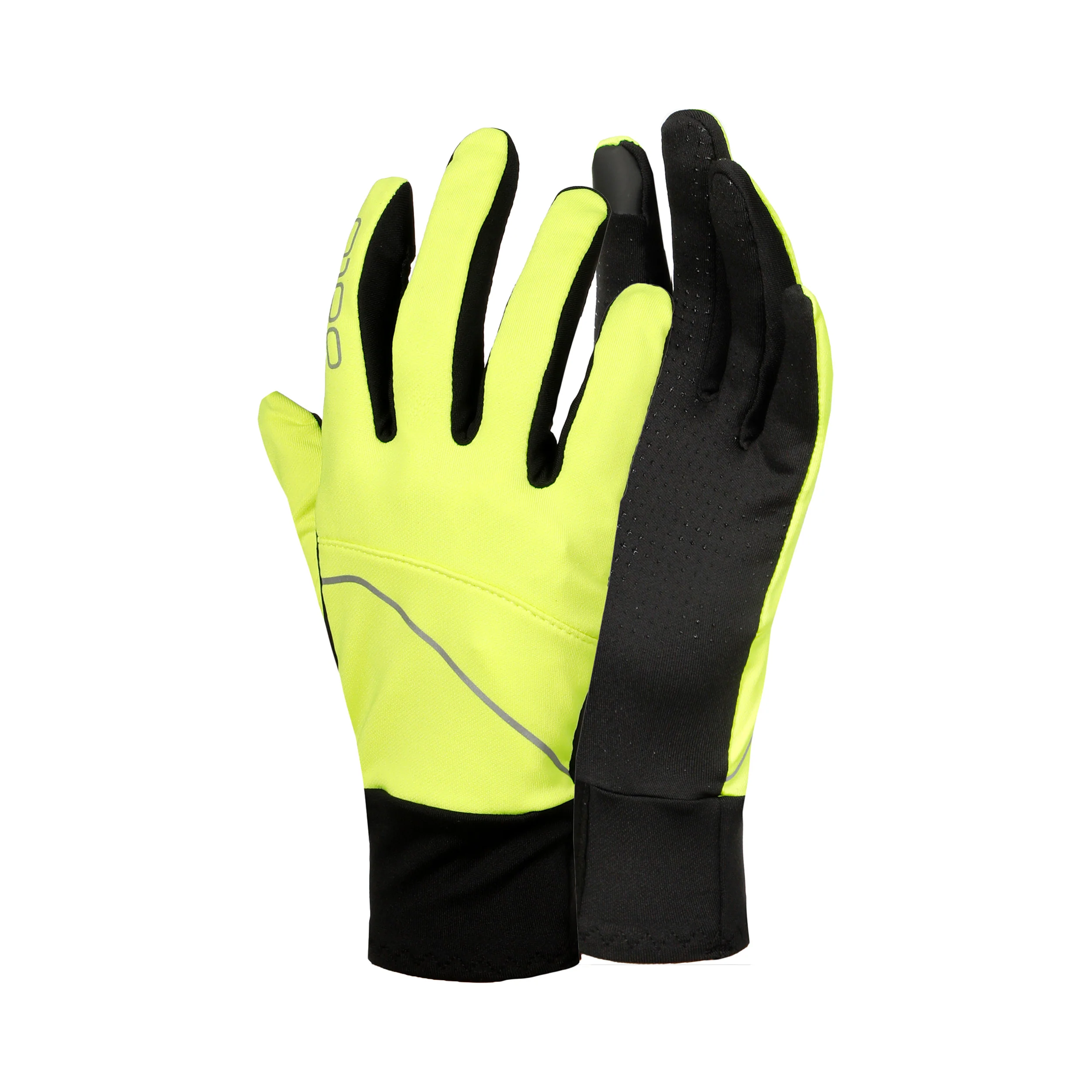 Intensity Safety Light Rękawiczki Unisex - czarny, żółty