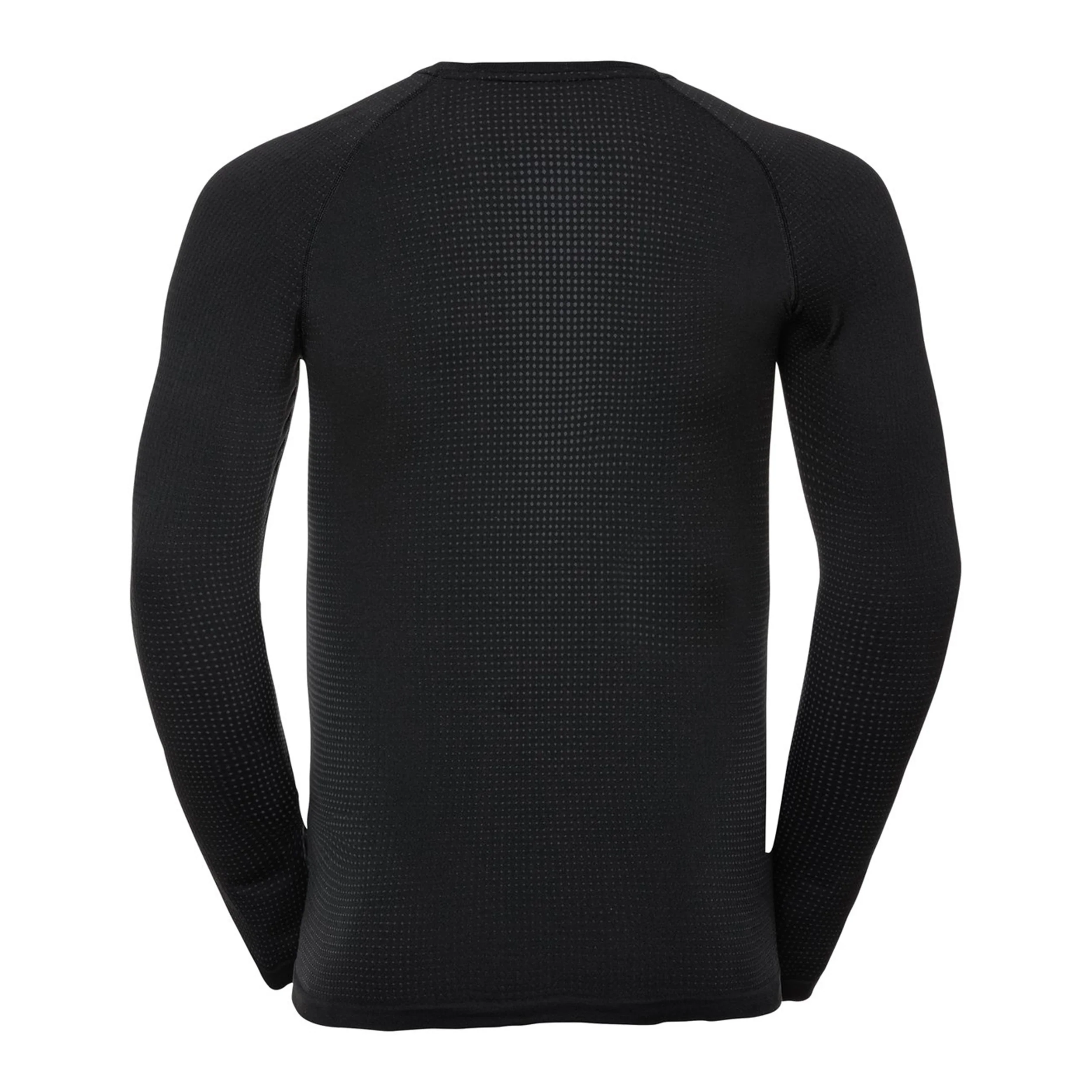 Performance Warm Eco BI Top Crew Neck Długi Rękaw Mężczyźni - czarny, - Image 2