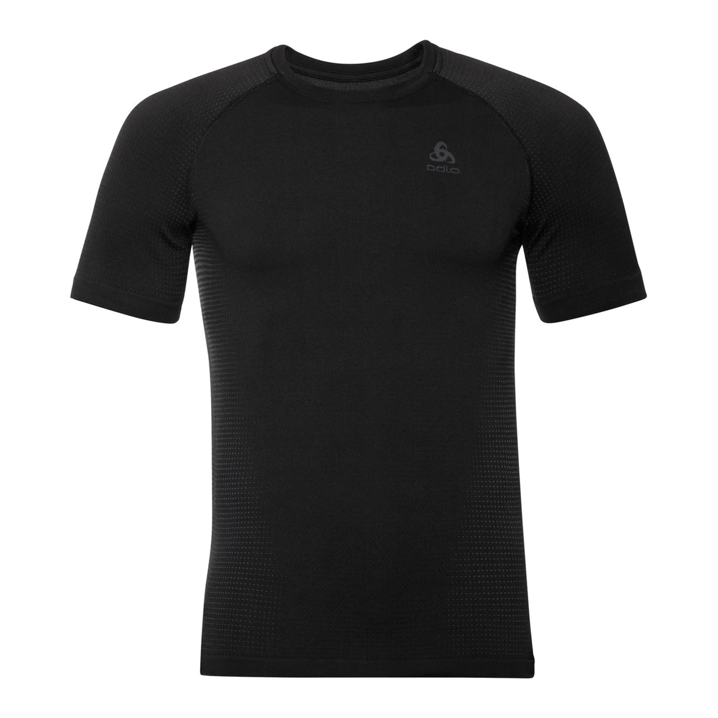 Performance Warm Eco BI Top Crew Neck Koszulka Mężczyźni - czarny,