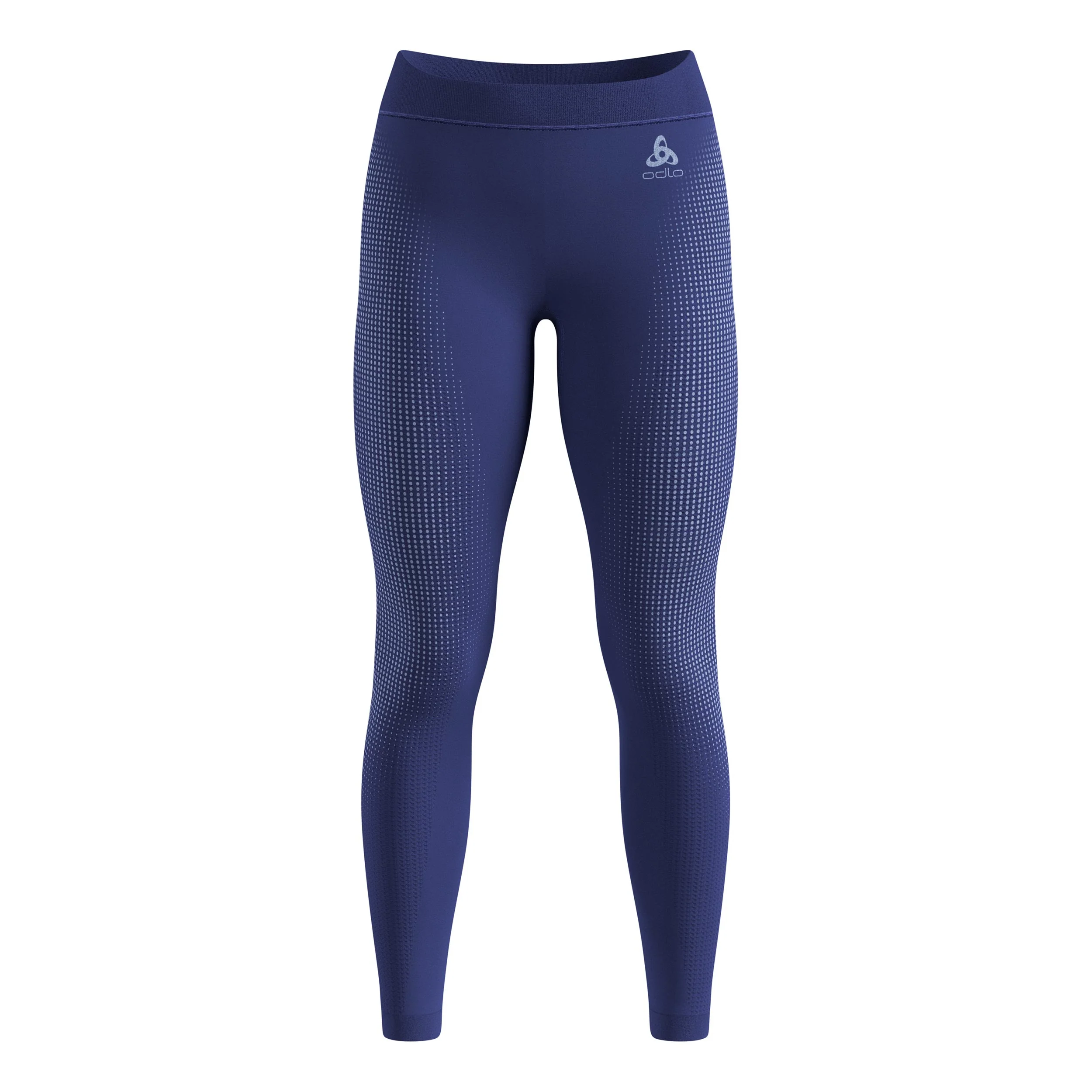 Performance Warm Eco Big Logo Bottom Long Getry Kobiety-niebieski