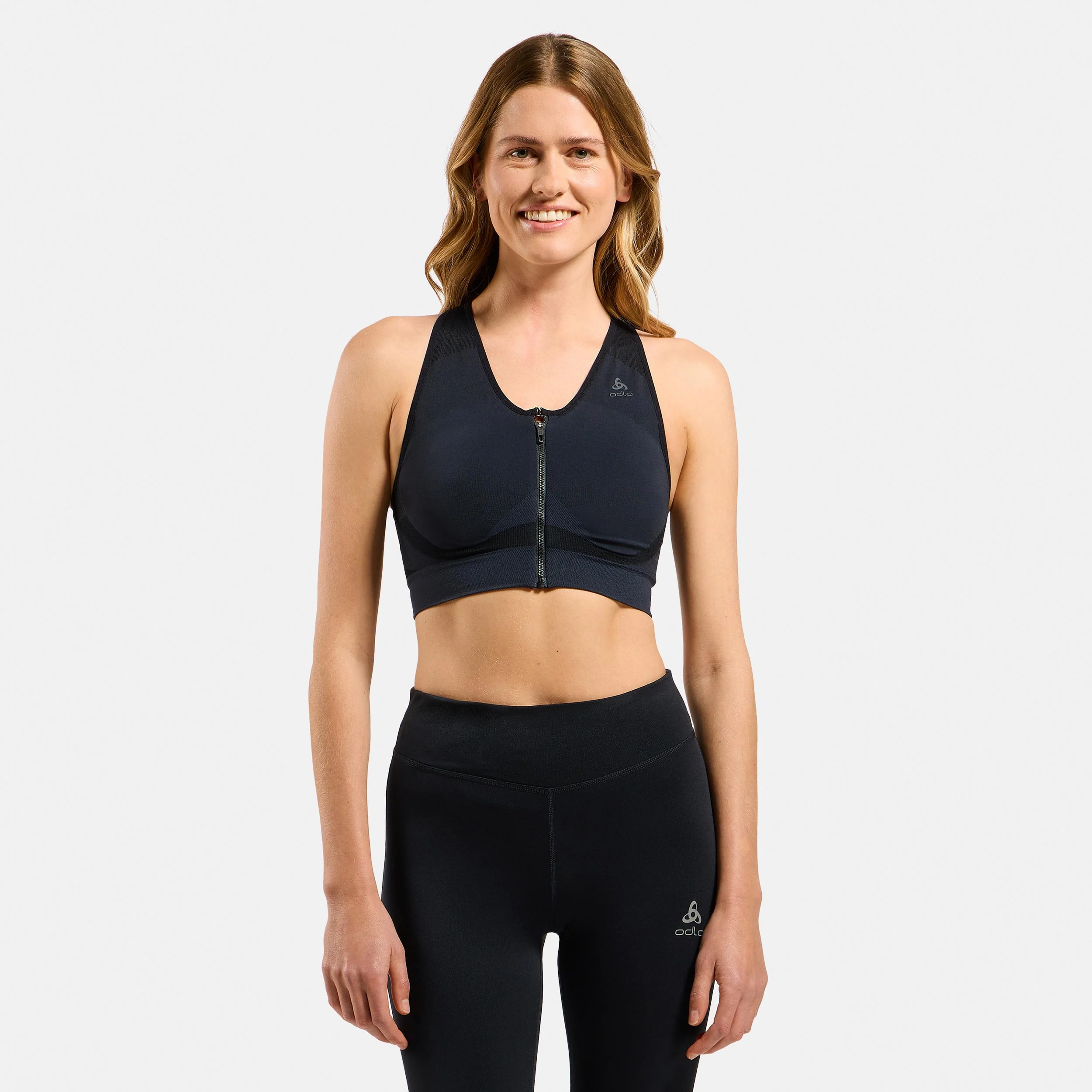 Seamless High Sport Stanik sportowy Kobiety - czarny, - Image 3