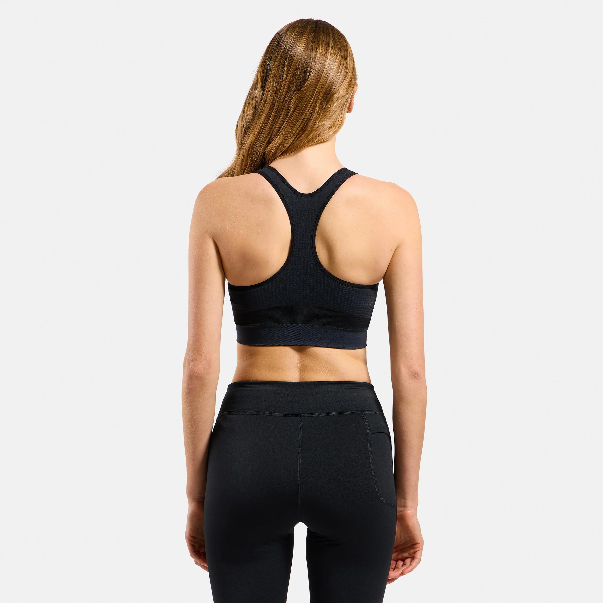 Seamless High Sport Stanik sportowy Kobiety - czarny, - Image 4