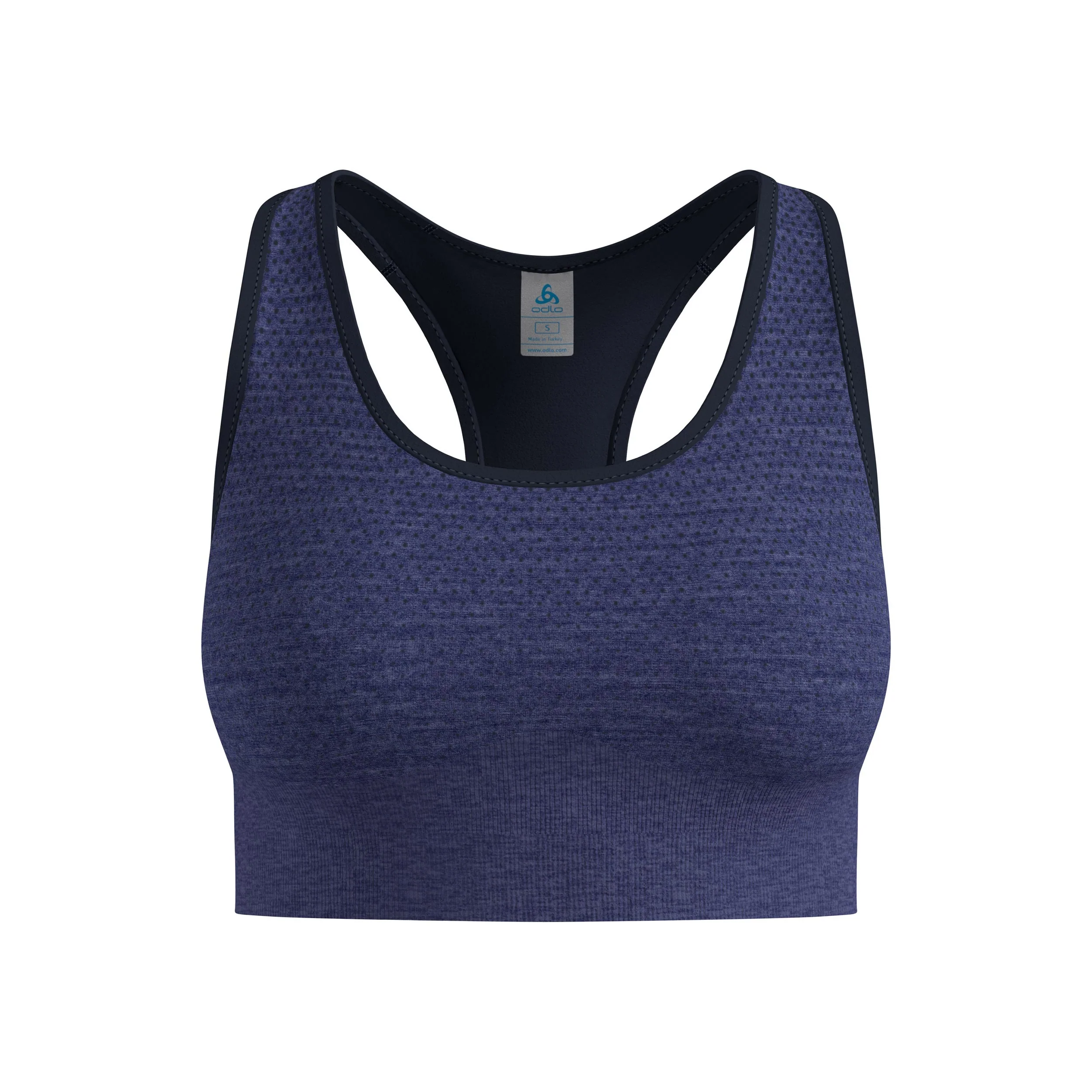 Seamless Medium Padded Sport Stanik sportowy Kobiety-niebieski