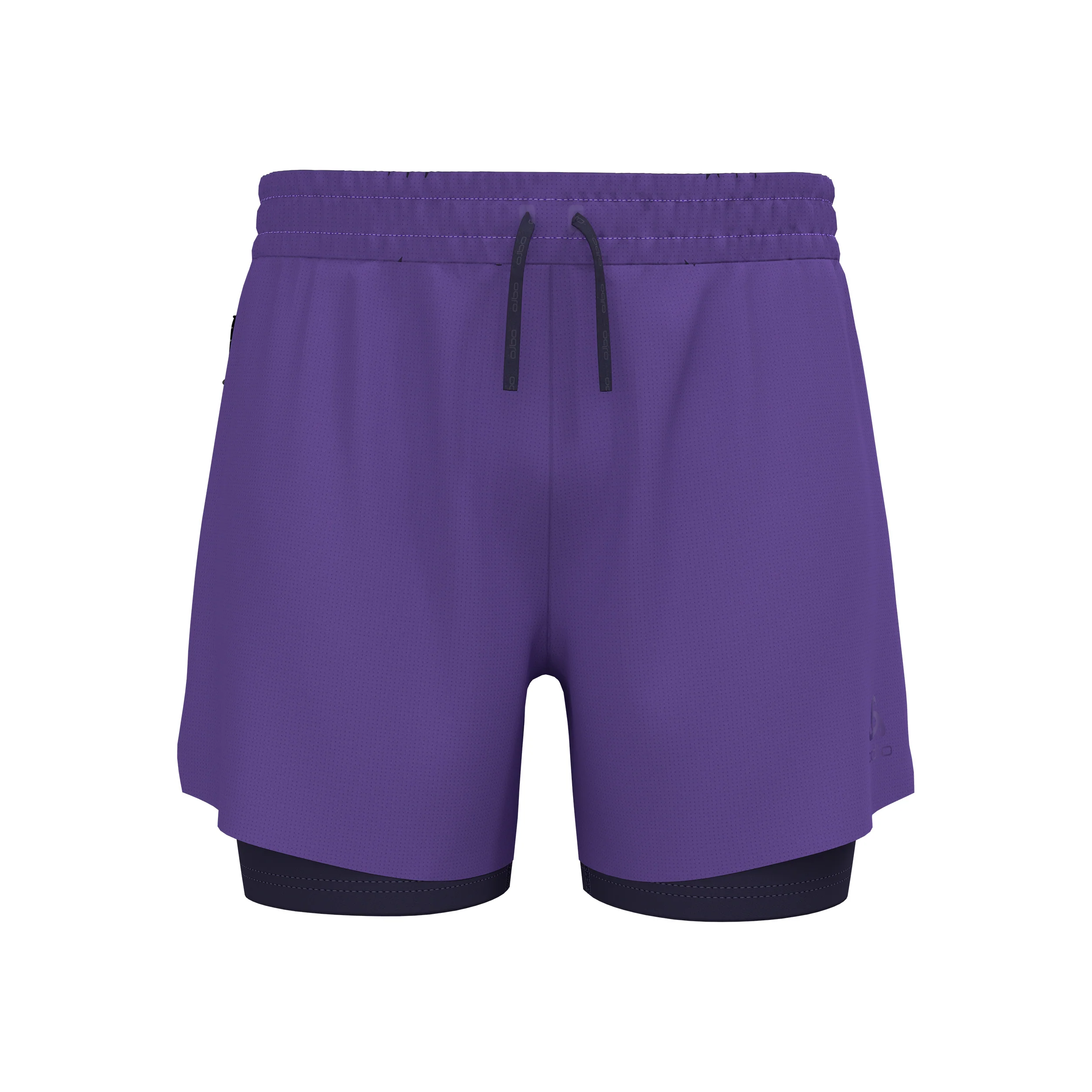 Zeroweight 5in 2in1 Spodenki do biegania Mężczyźni-fioletowy