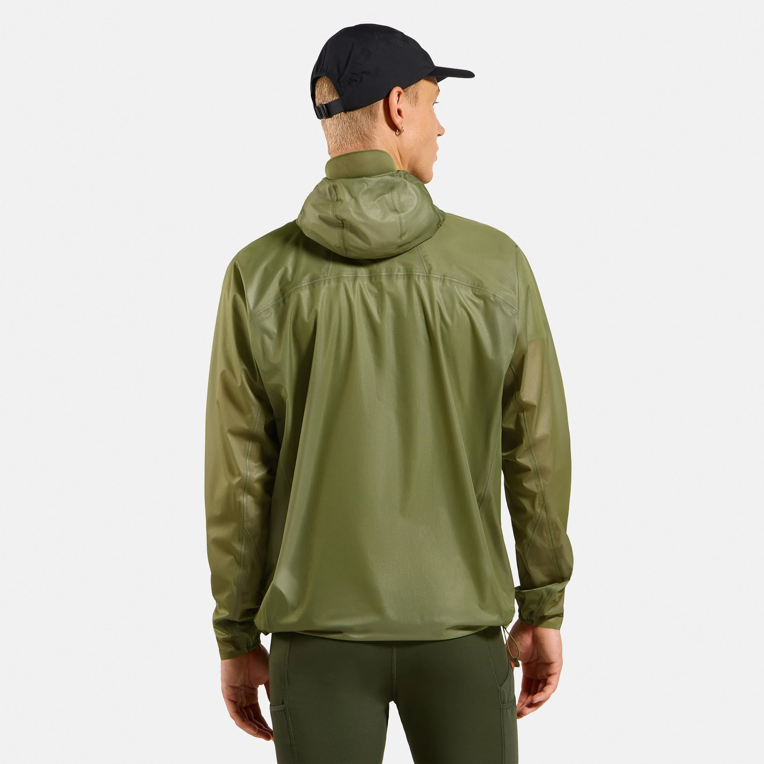 Zeroweight Dual Dry PK Waterproof Kurtka do biegania Mężczyźni-zieleń - Image 4