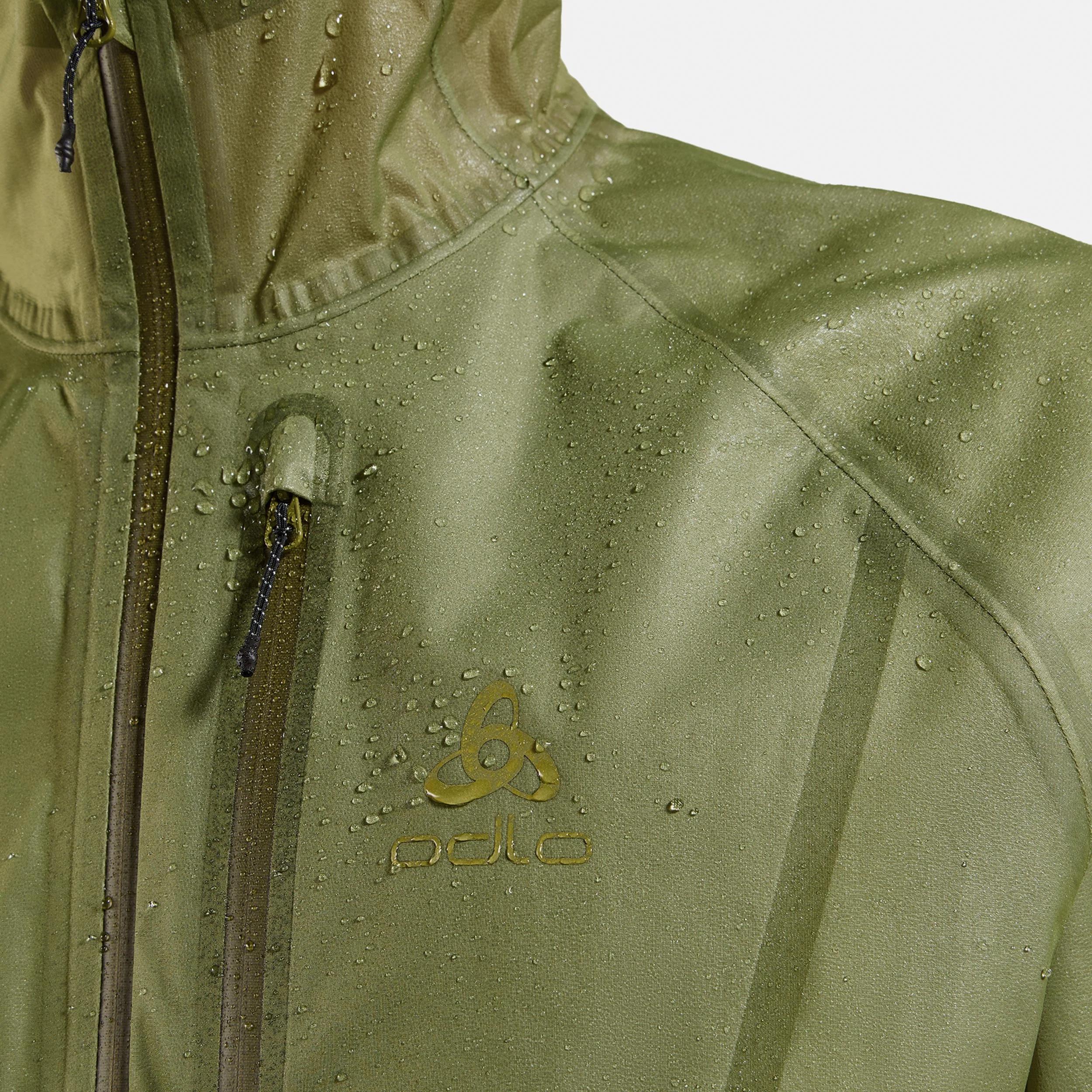 Zeroweight Dual Dry PK Waterproof Kurtka do biegania Mężczyźni-zieleń - Image 6