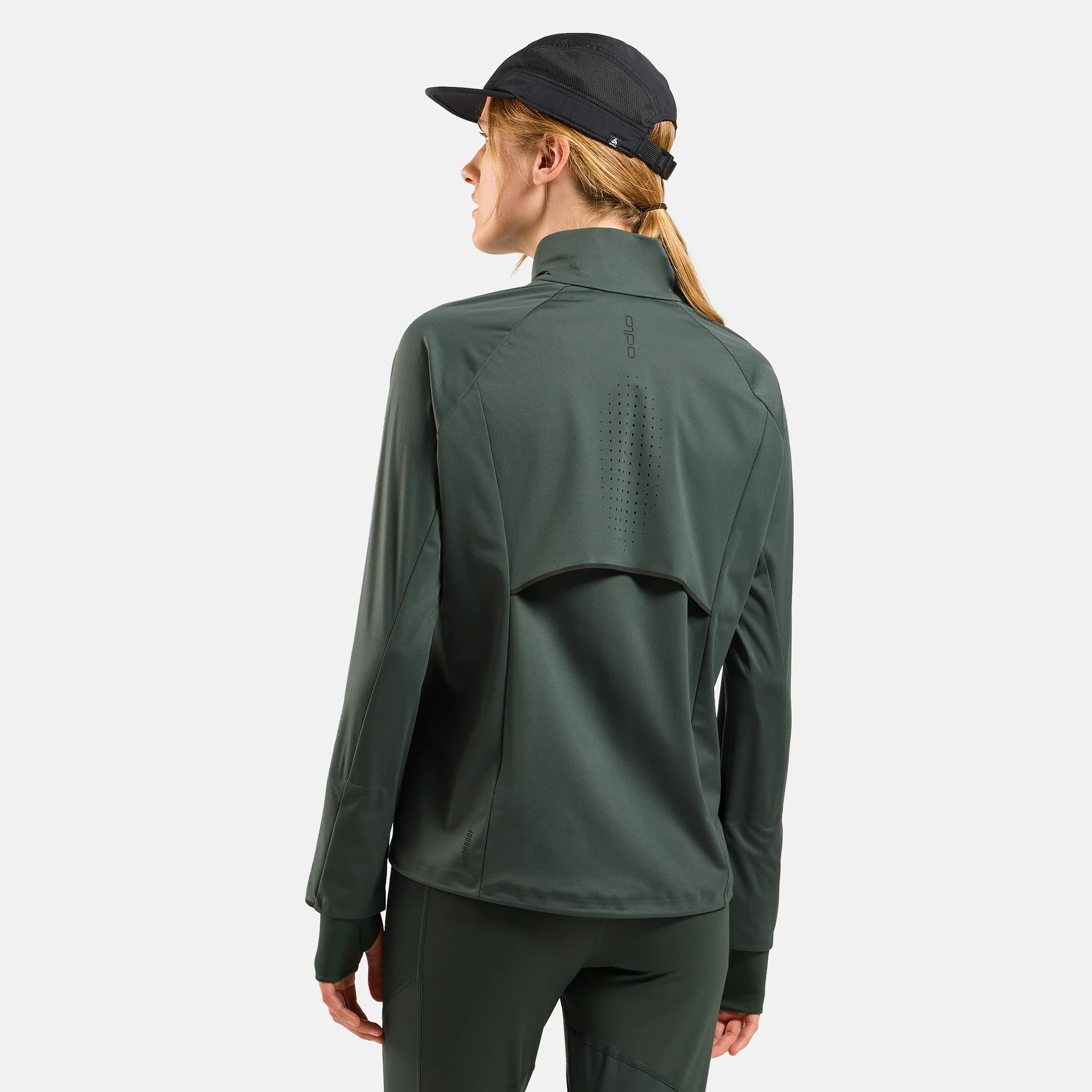 Zeroweight Pro Warm Reflective Kurtka do biegania Kobiety - oliwka, - Image 4