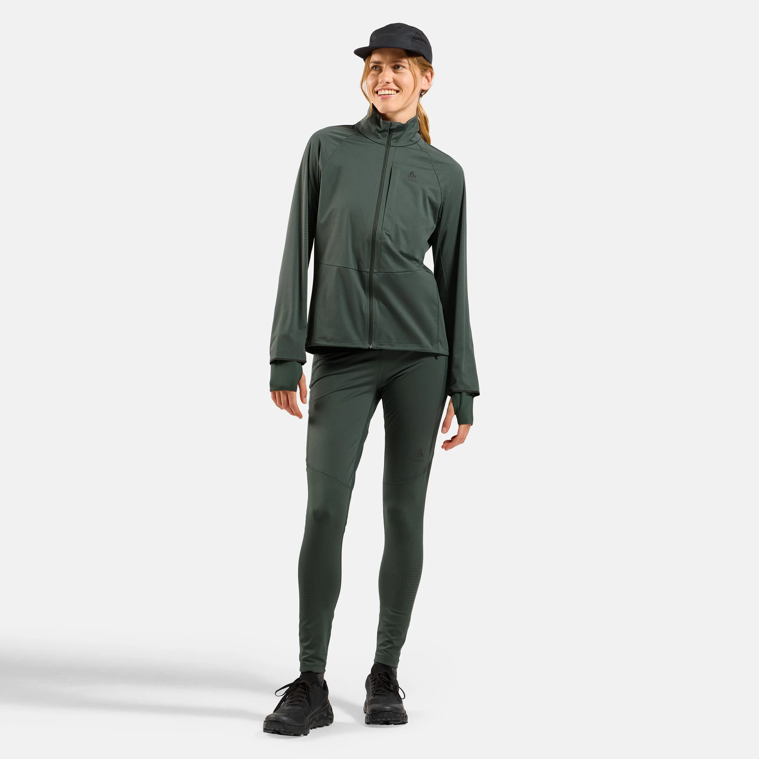 Zeroweight Pro Warm Reflective Kurtka do biegania Kobiety - oliwka, - Image 7