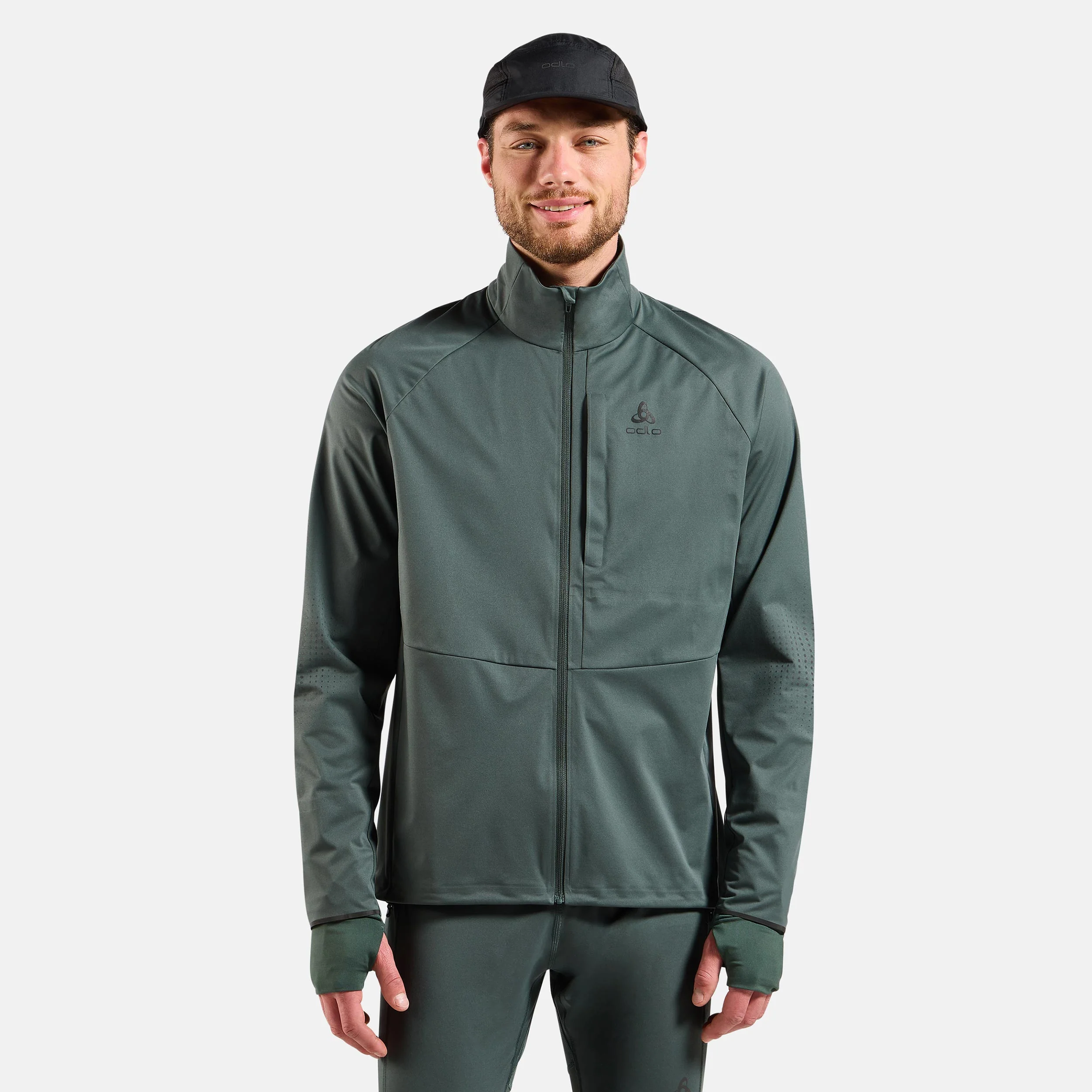 Zeroweight Pro Warm Reflective Kurtka do biegania Mężczyźni - oliwka, - Image 3