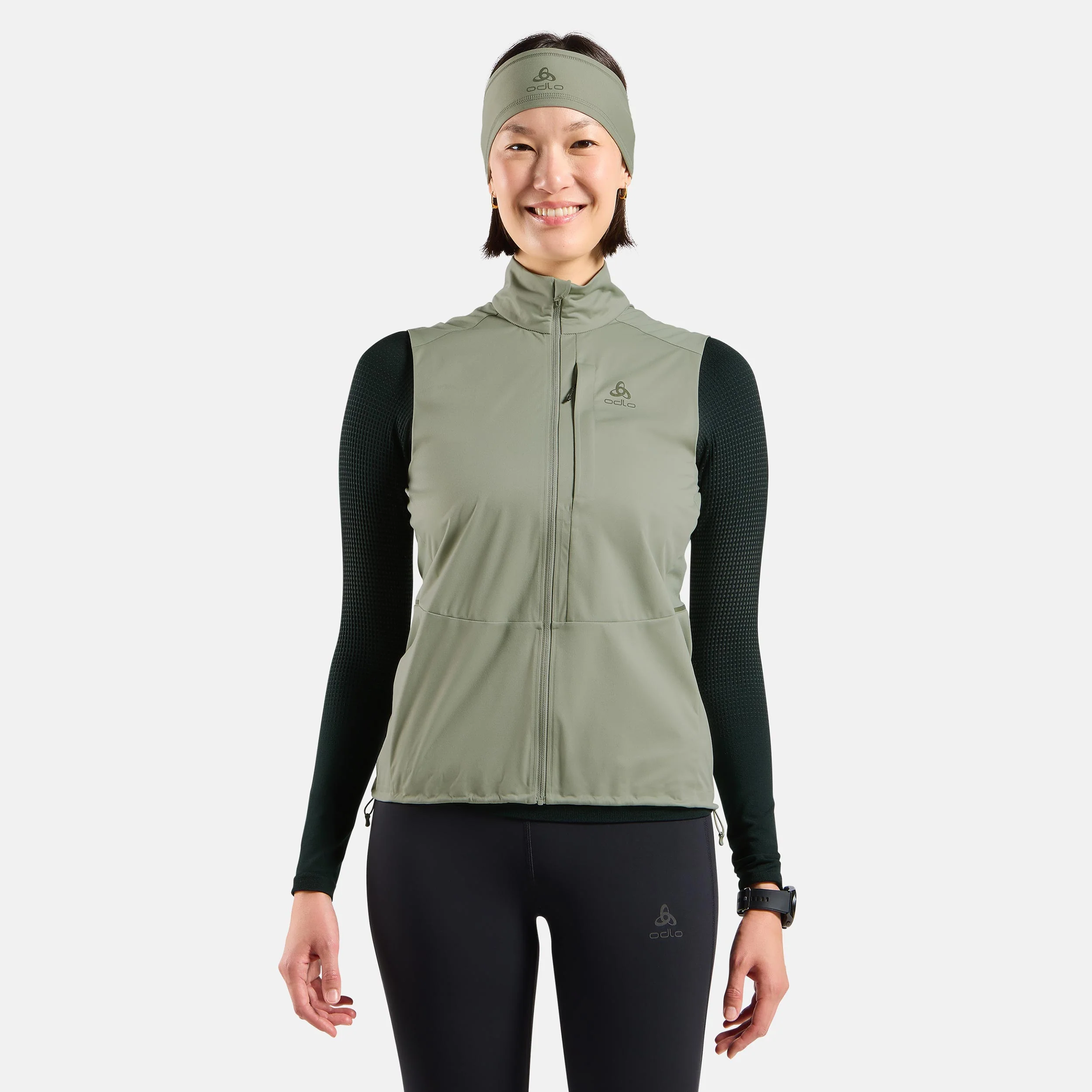 Zeroweight Warm Kamizelka do biegania Kobiety - oliwka, - Image 3