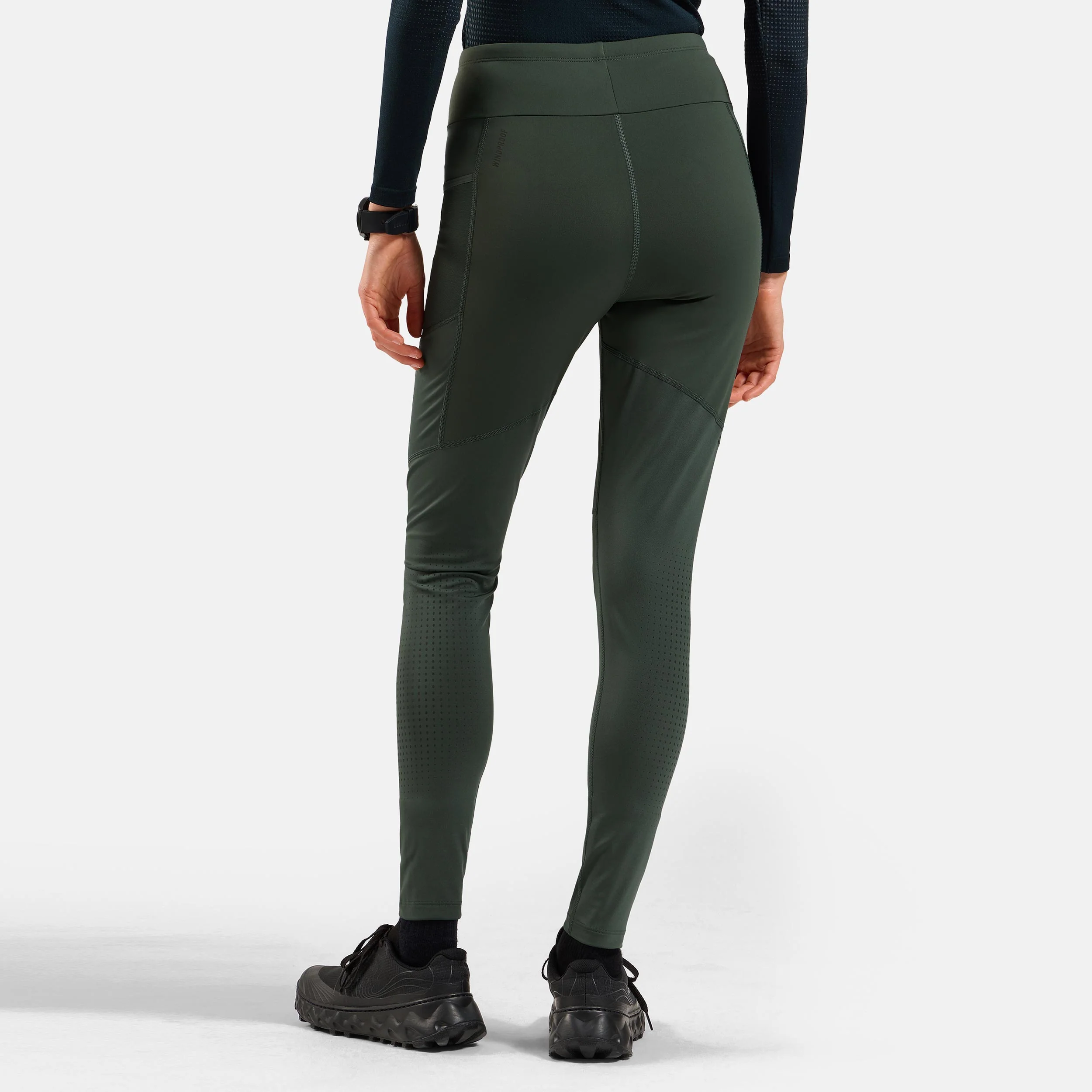 Zeroweight Warm Reflective Getry do biegania Kobiety - oliwka, - Image 4
