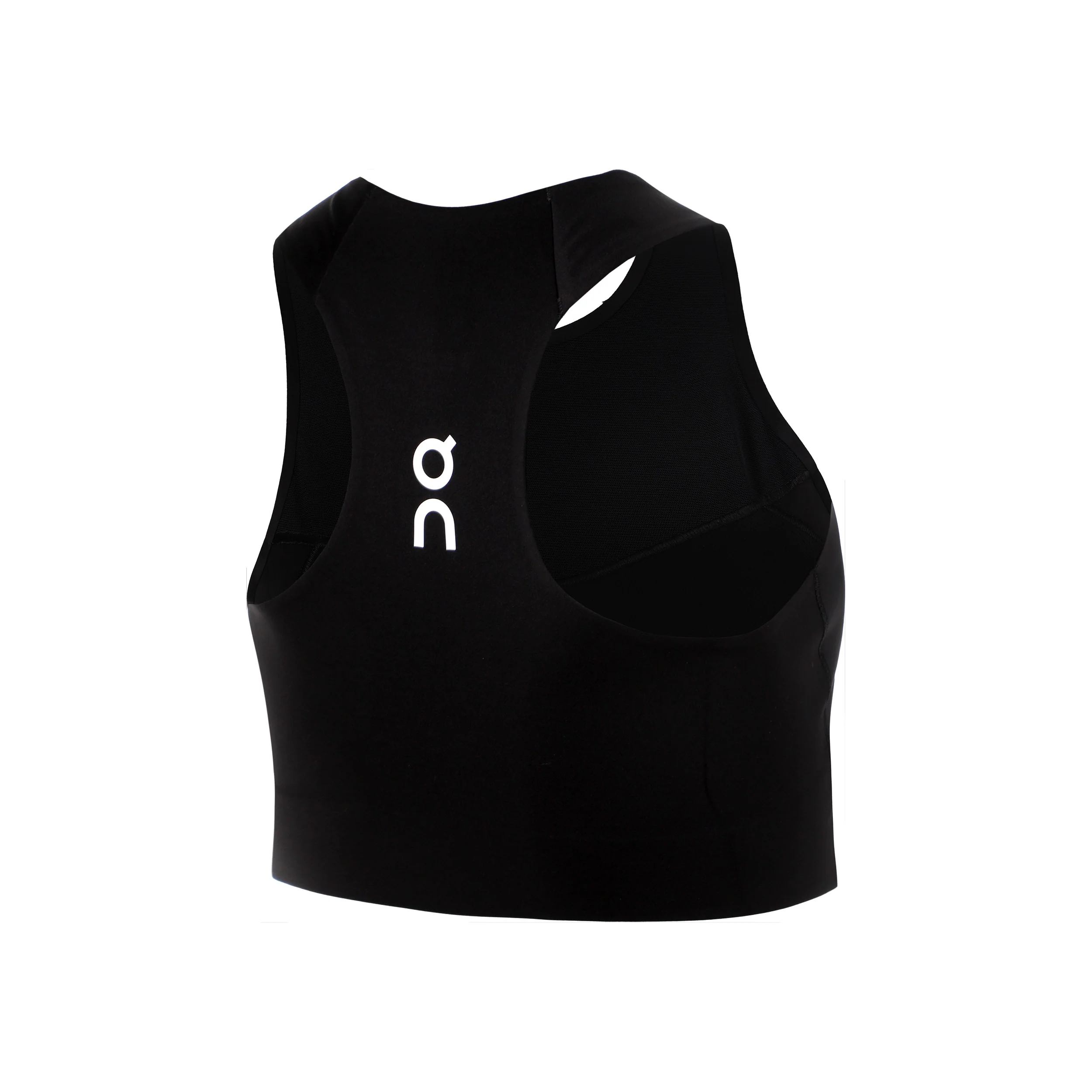 Court Crop Tank Top Kobiety-Czarny - Image 2