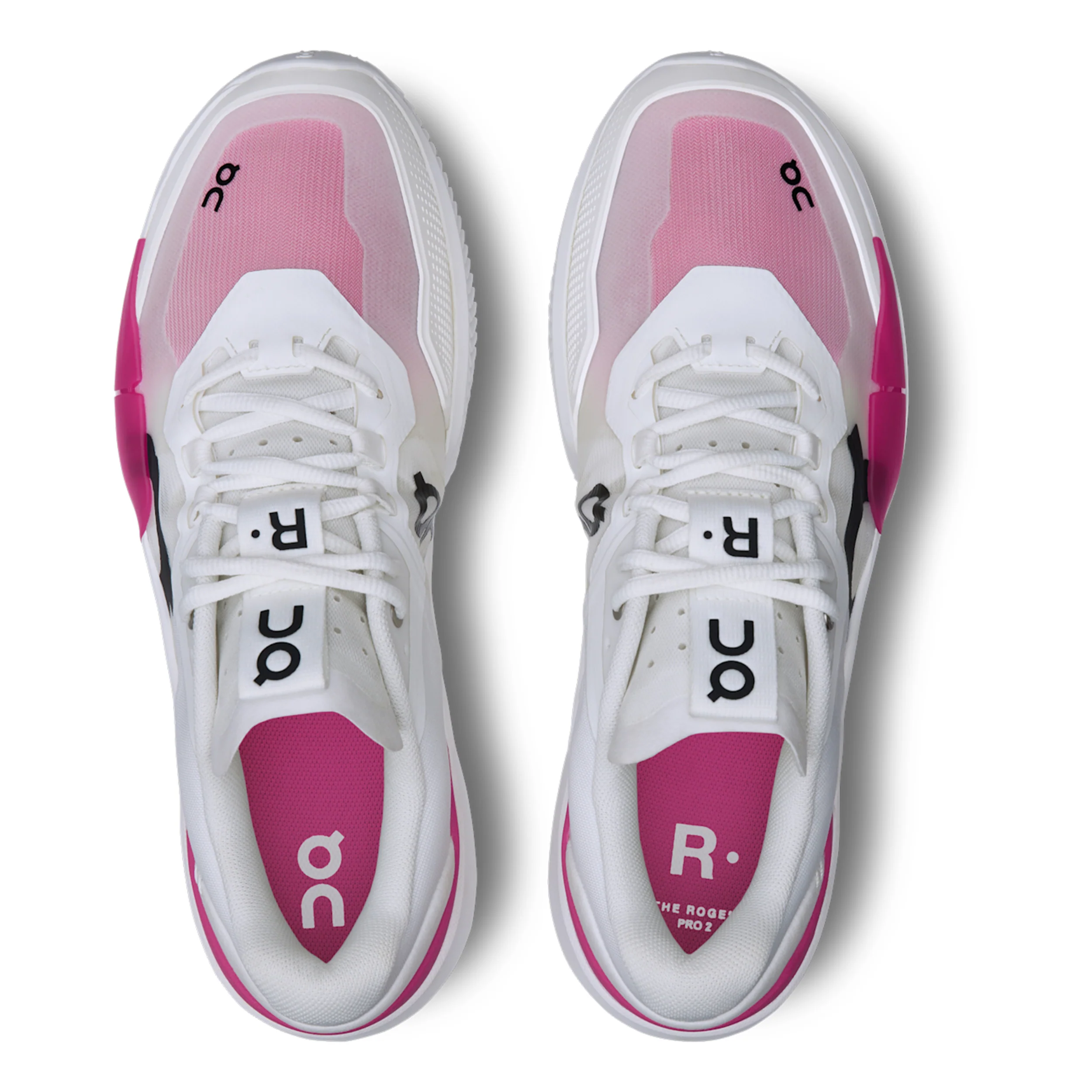 The Roger Pro 2 Buty Do Tenisa Allcourt Mężczyźni-Biały,Różowy - Image 3