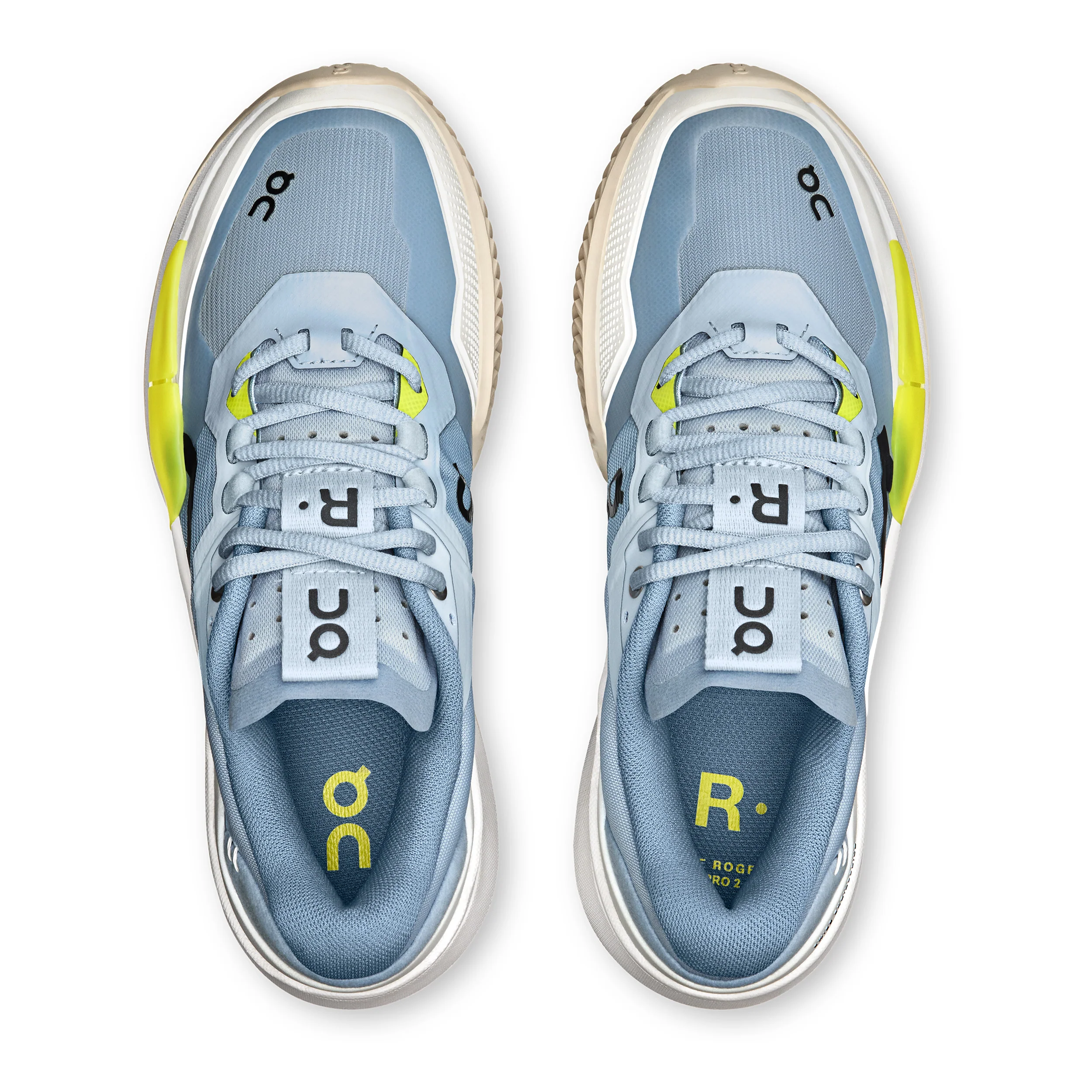 The Roger Pro 2 Buty Do Tenisa Ziemnego Kobiety-Jasnoniebieski,Żółty - Image 3