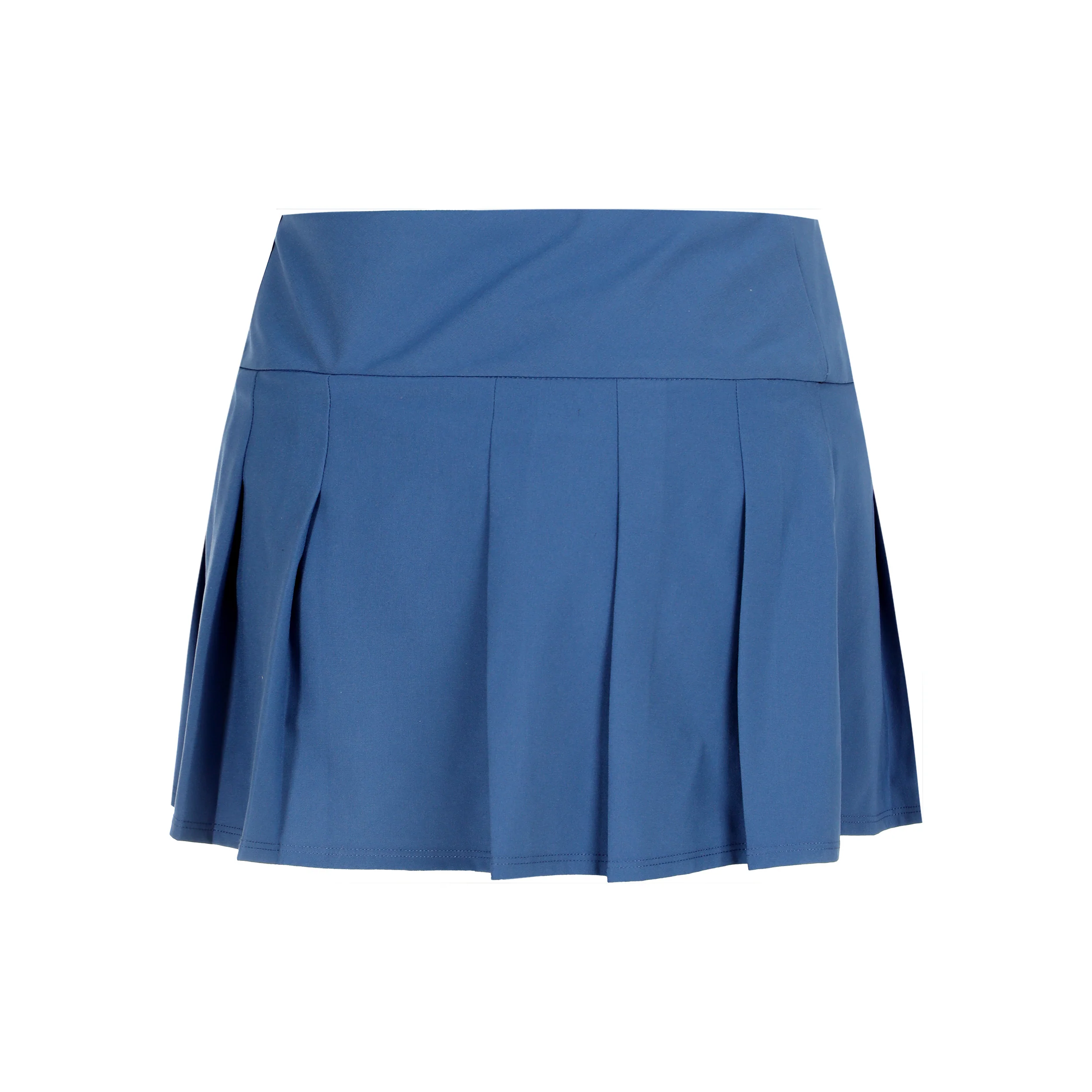 Pleated Spódnica Kobiety-Ciemnoniebieski - Image 2