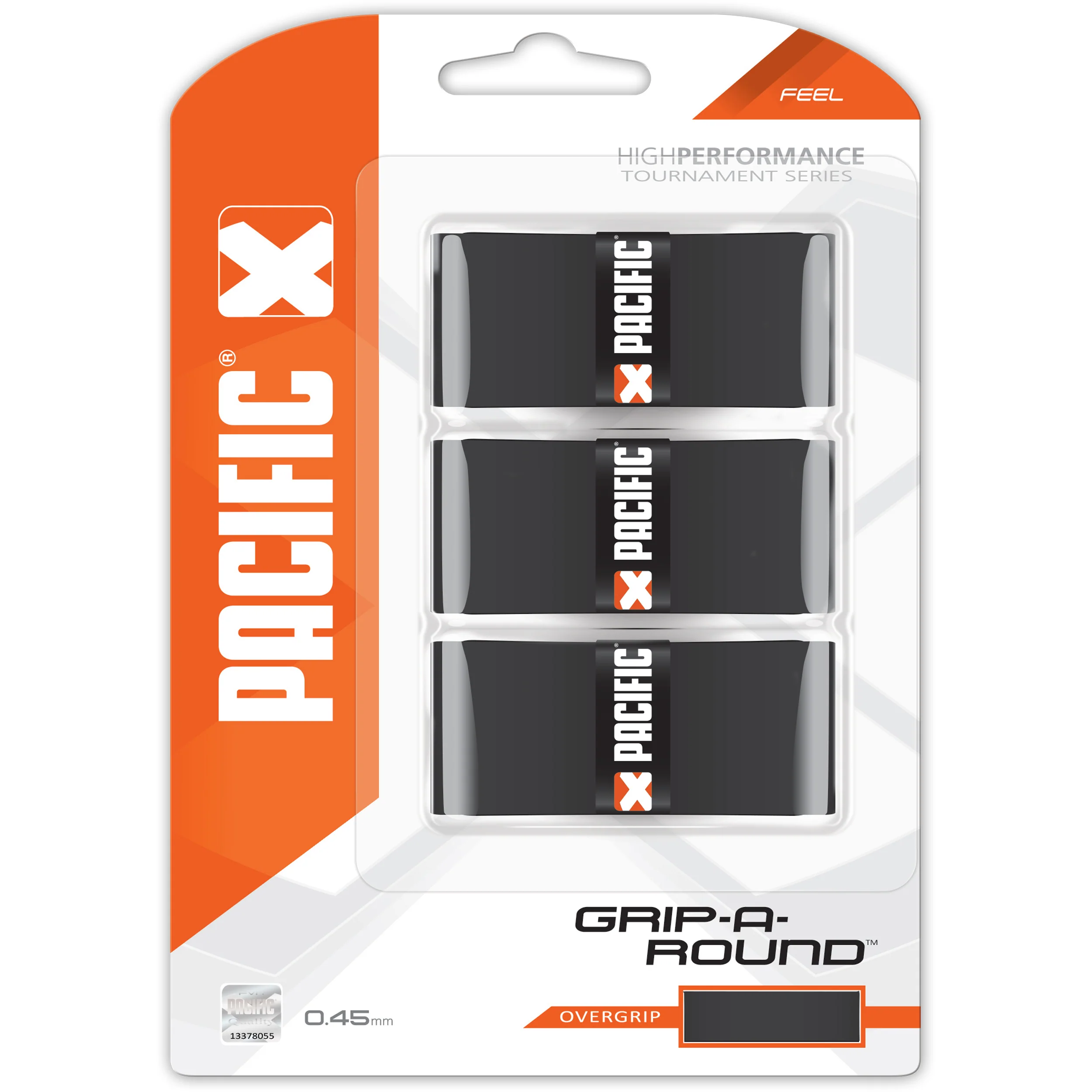 Grip-A-Round Opakowanie 3 Szt.-Czarny
