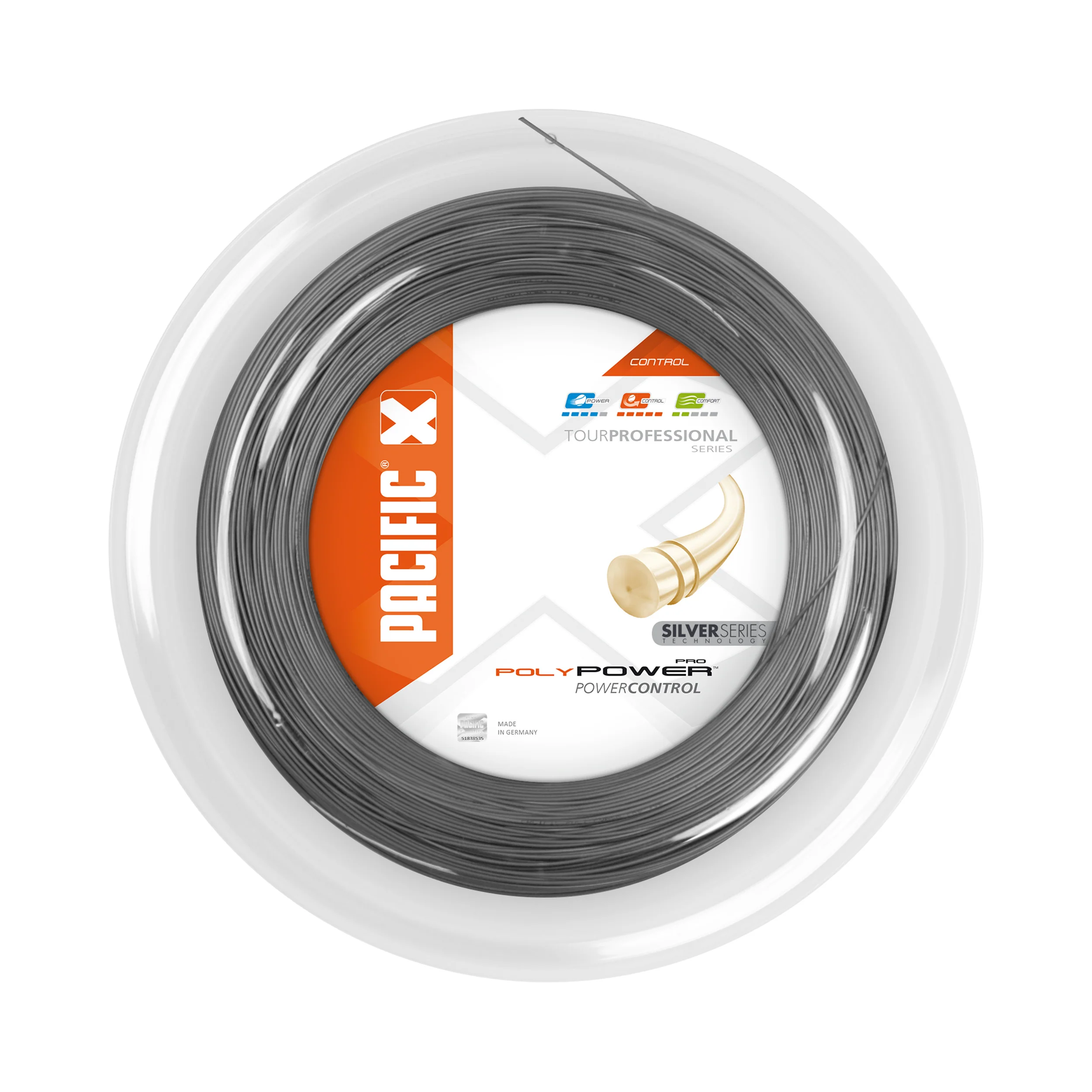 Poly Power Pro Silver Series Szpula do naciągów 200m - srebrny