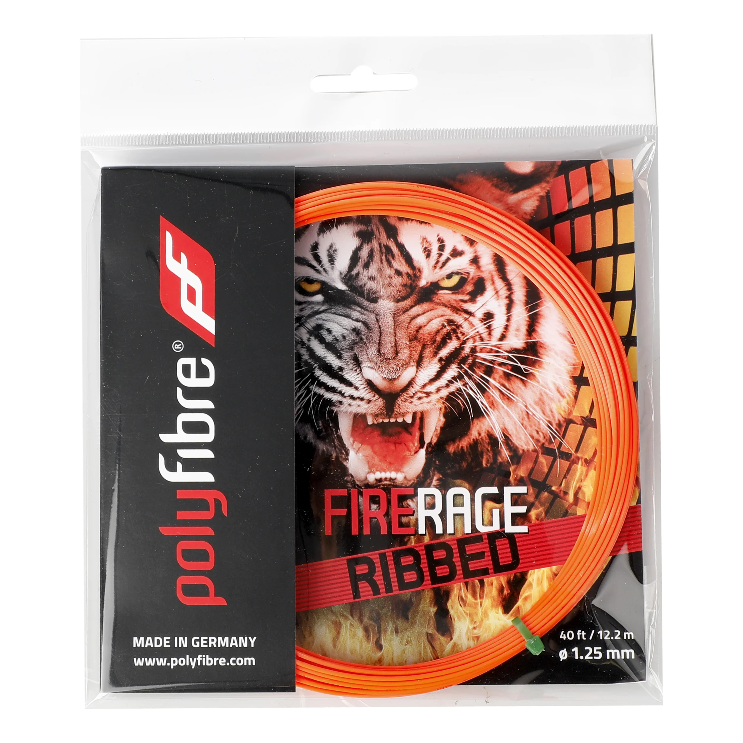 Firerage Ribbed 12m Zestaw Naciągów-Czerwony