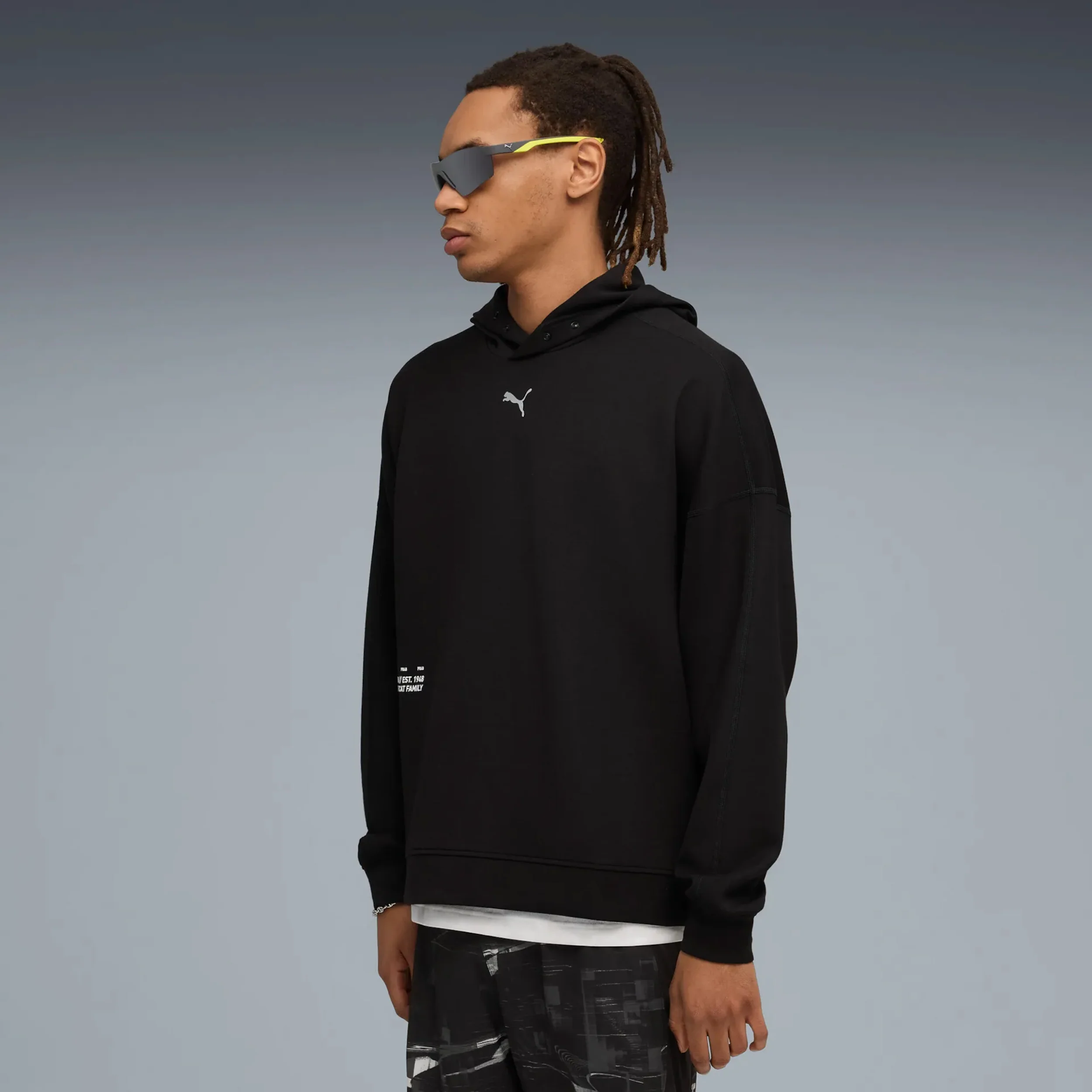 Run Club Bluza Unisex - czarny, - Image 2