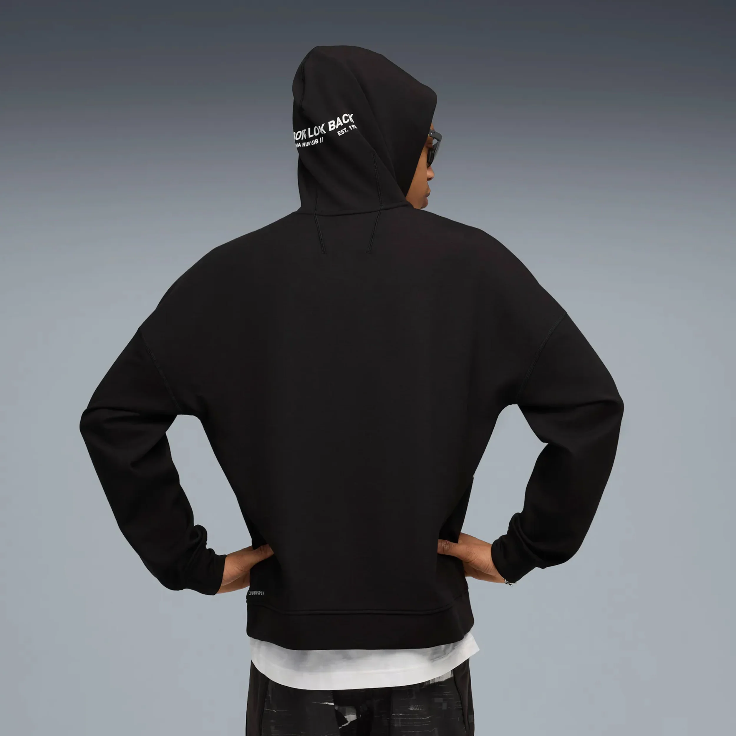 Run Club Bluza Unisex - czarny, - Image 5