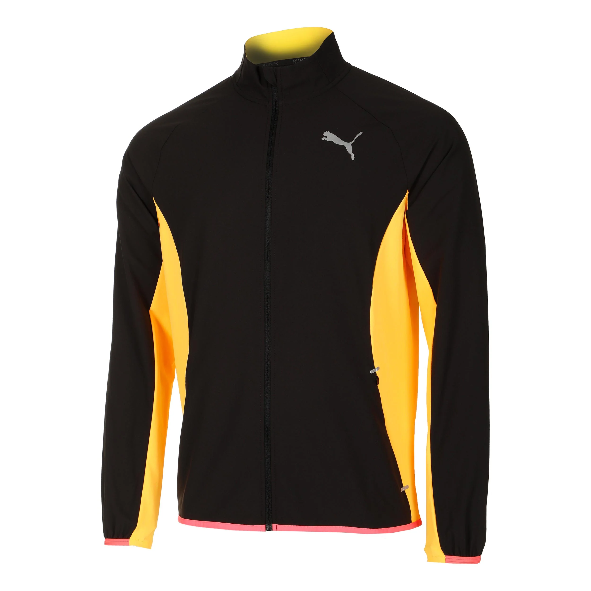 Run Elite Ultraweave Kurtka do biegania Mężczyźni - czarny, pomarańczowy