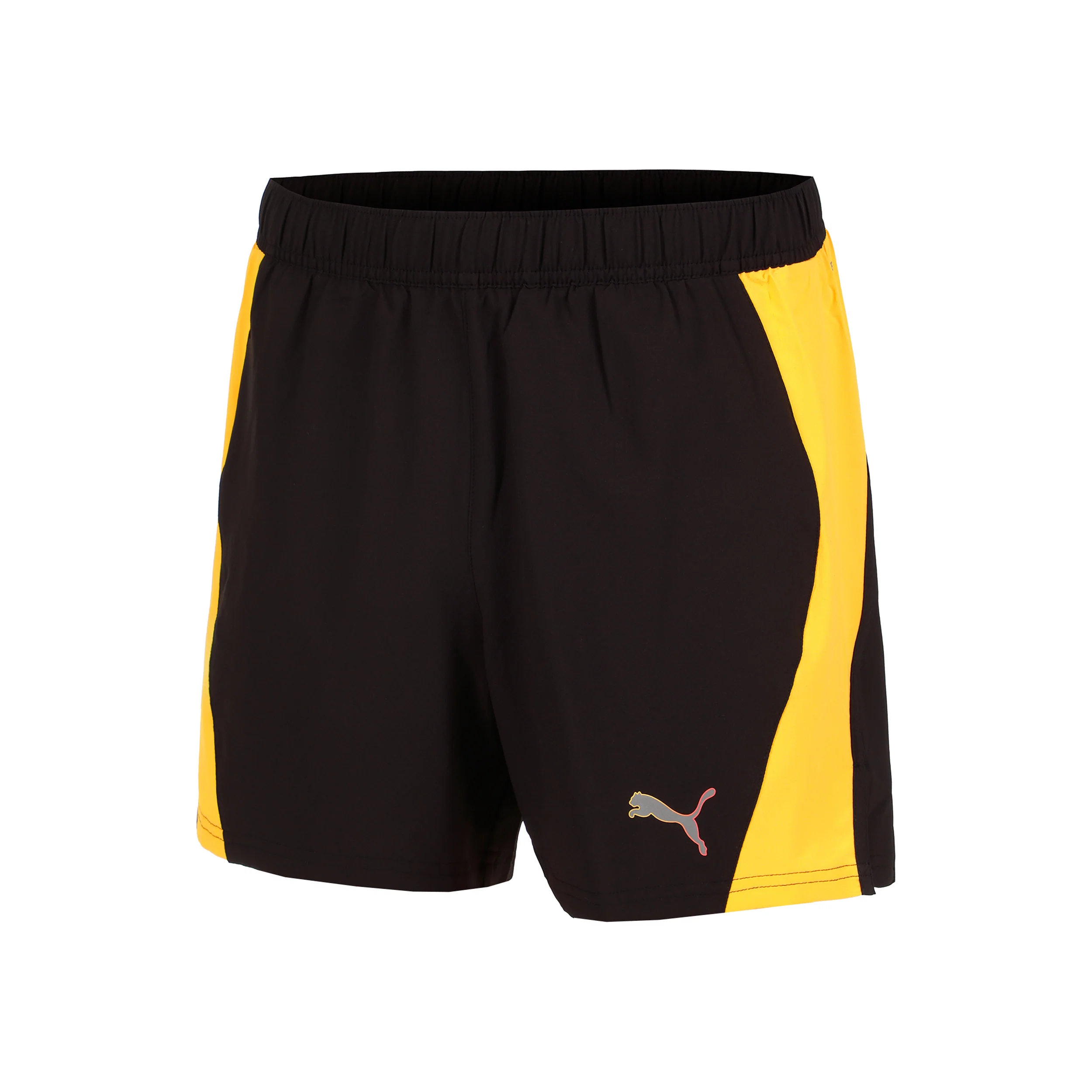 Run Velocity Ultraweave 5in Spodenki do biegania Mężczyźni - czarny, pomarańczowy
