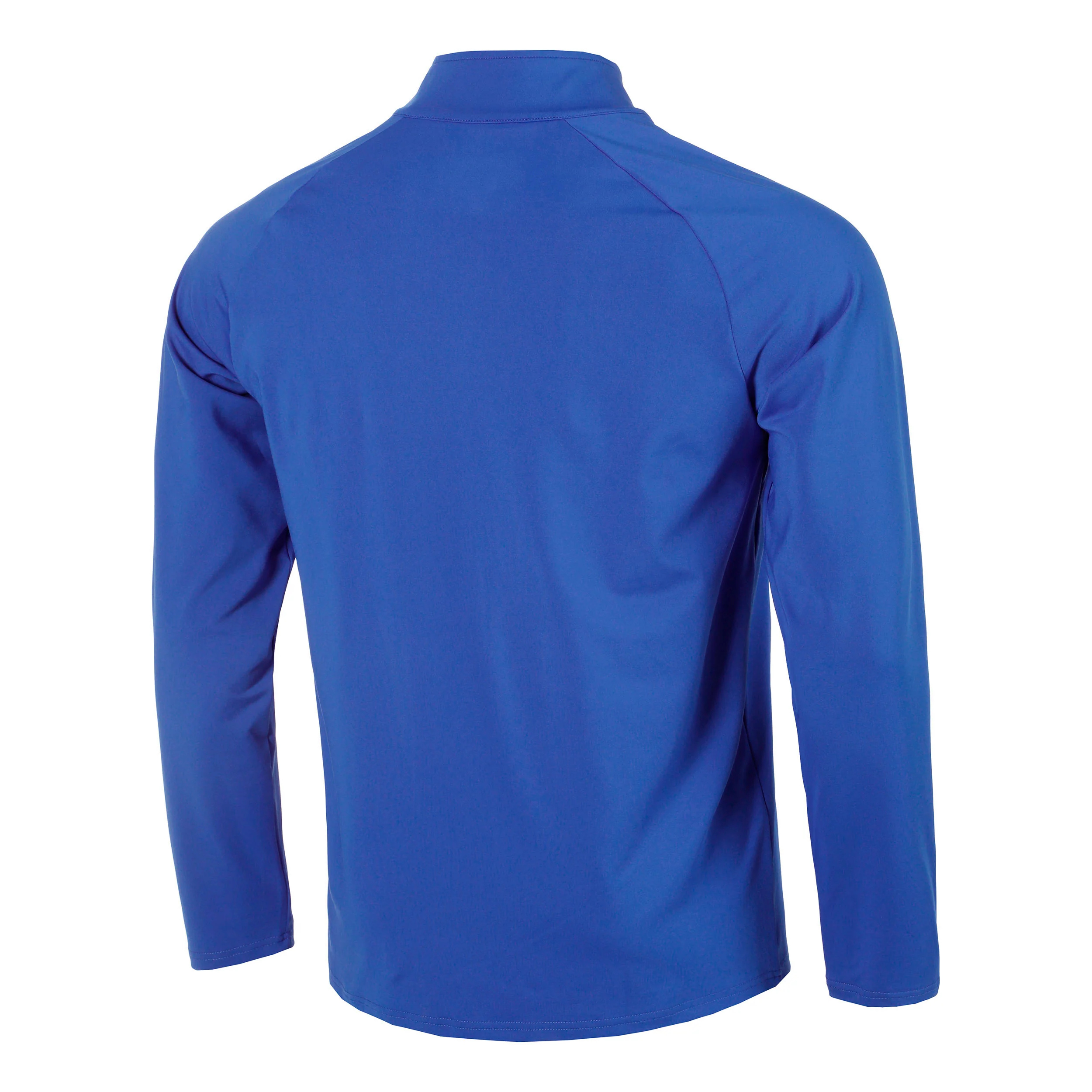 Big Serve 1/4 Zip Długi Rękaw Mężczyźni - niebieski, biały - Image 2