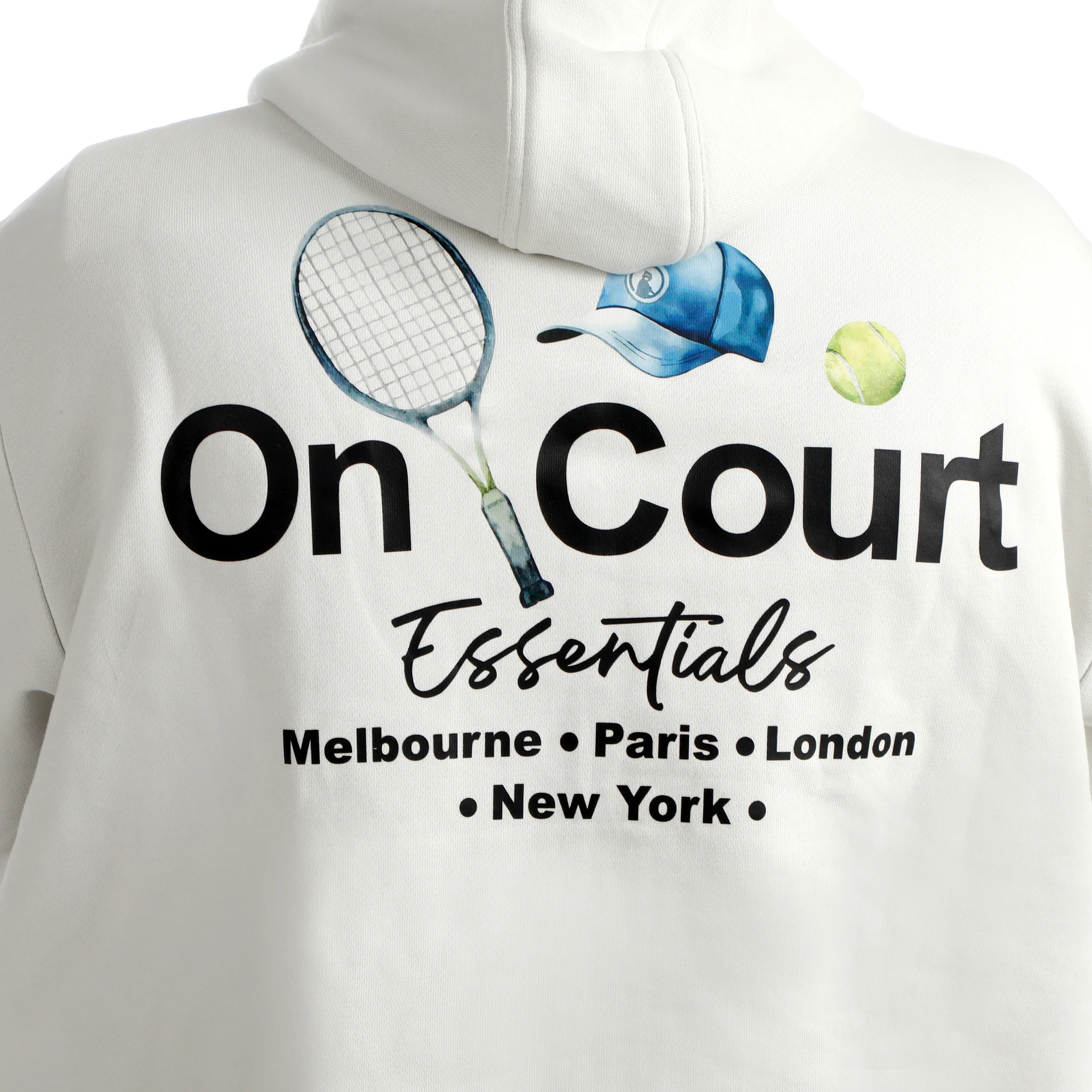 Crush On Court Essentials Bluza dresowa Mężczyźni-jasnoszary, czarny - Image 10