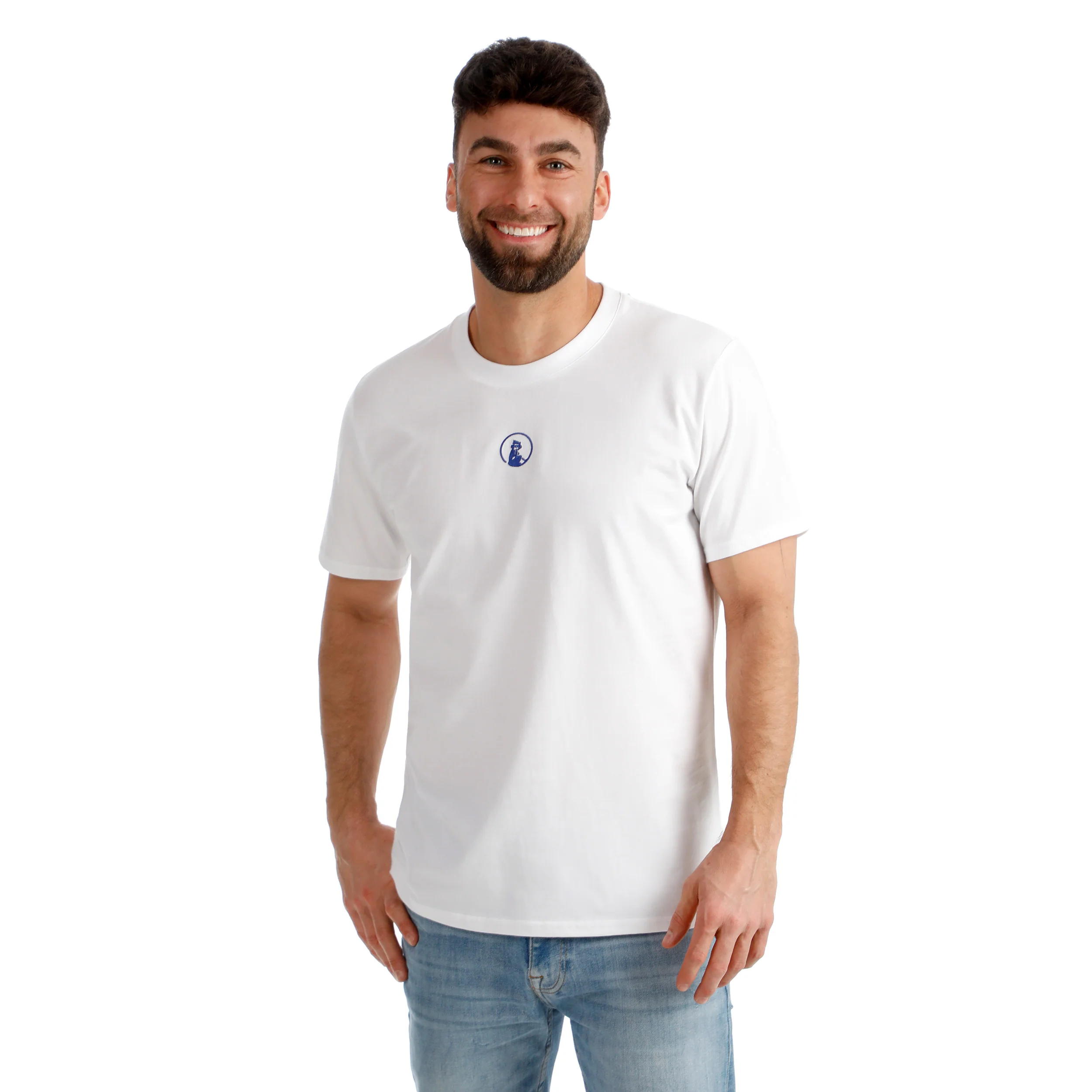 Crush T-Line Koszulka Mężczyźni-biały, niebieski - Image 6